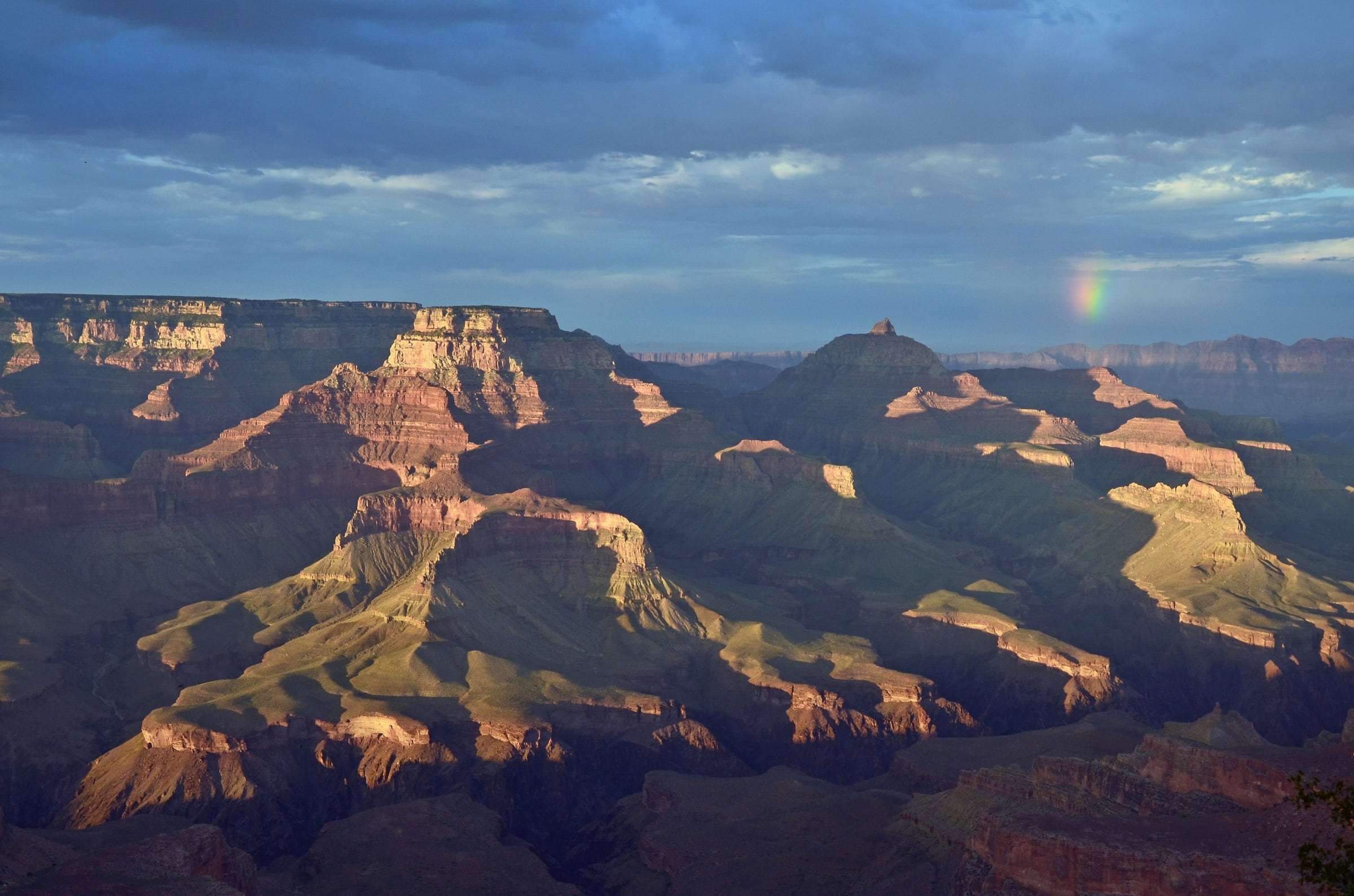 natural, rock formation, mountain, physical geography, environment, formation, erosion, mountain range, arizona, wilderness, rainbow, grand canyon, arid climate, HD Wallpaper