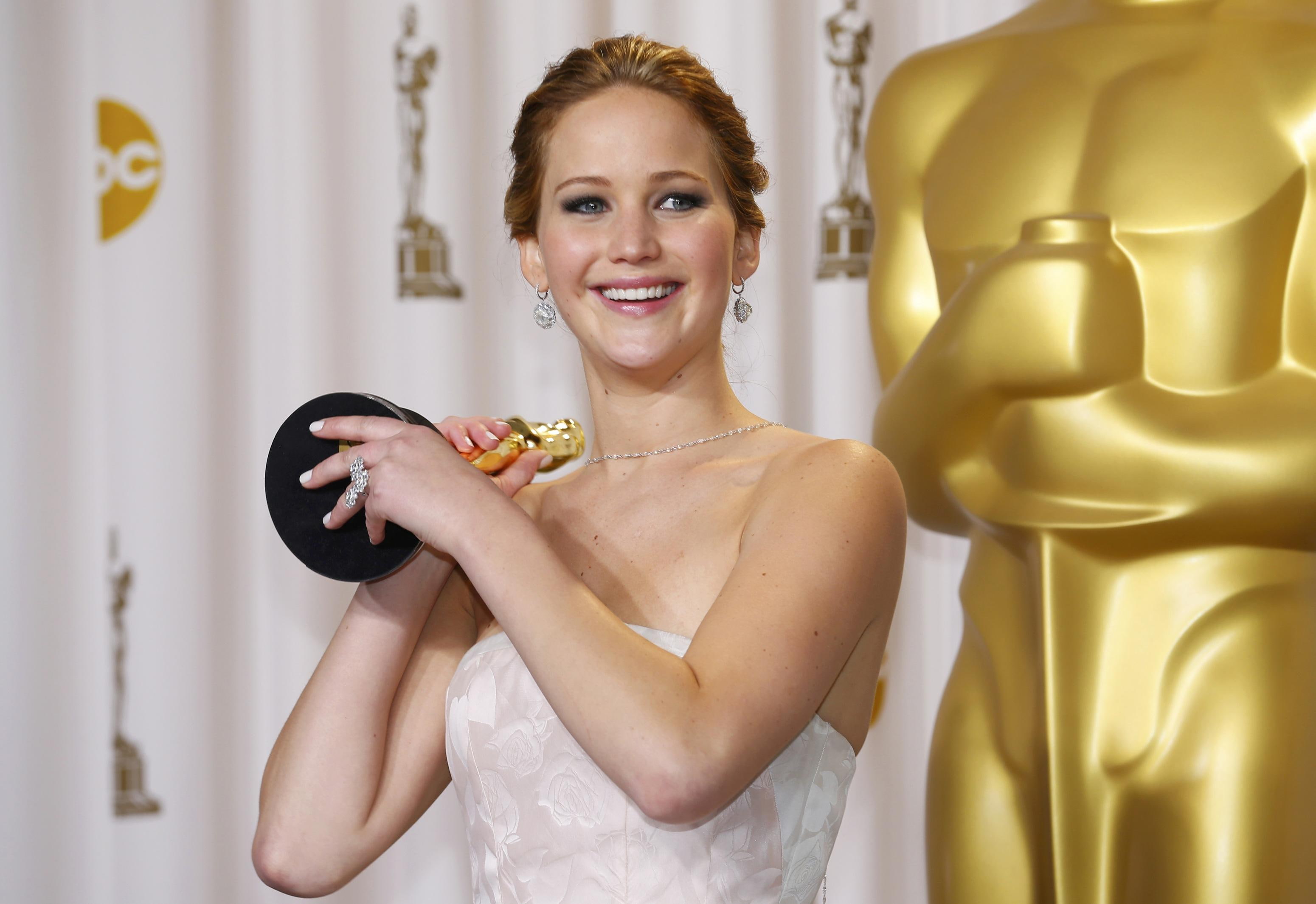 oscar, jennifer, lawrence, girls, 2K, oscar 2013, jennifer lawrence, photo, HD Wallpaper