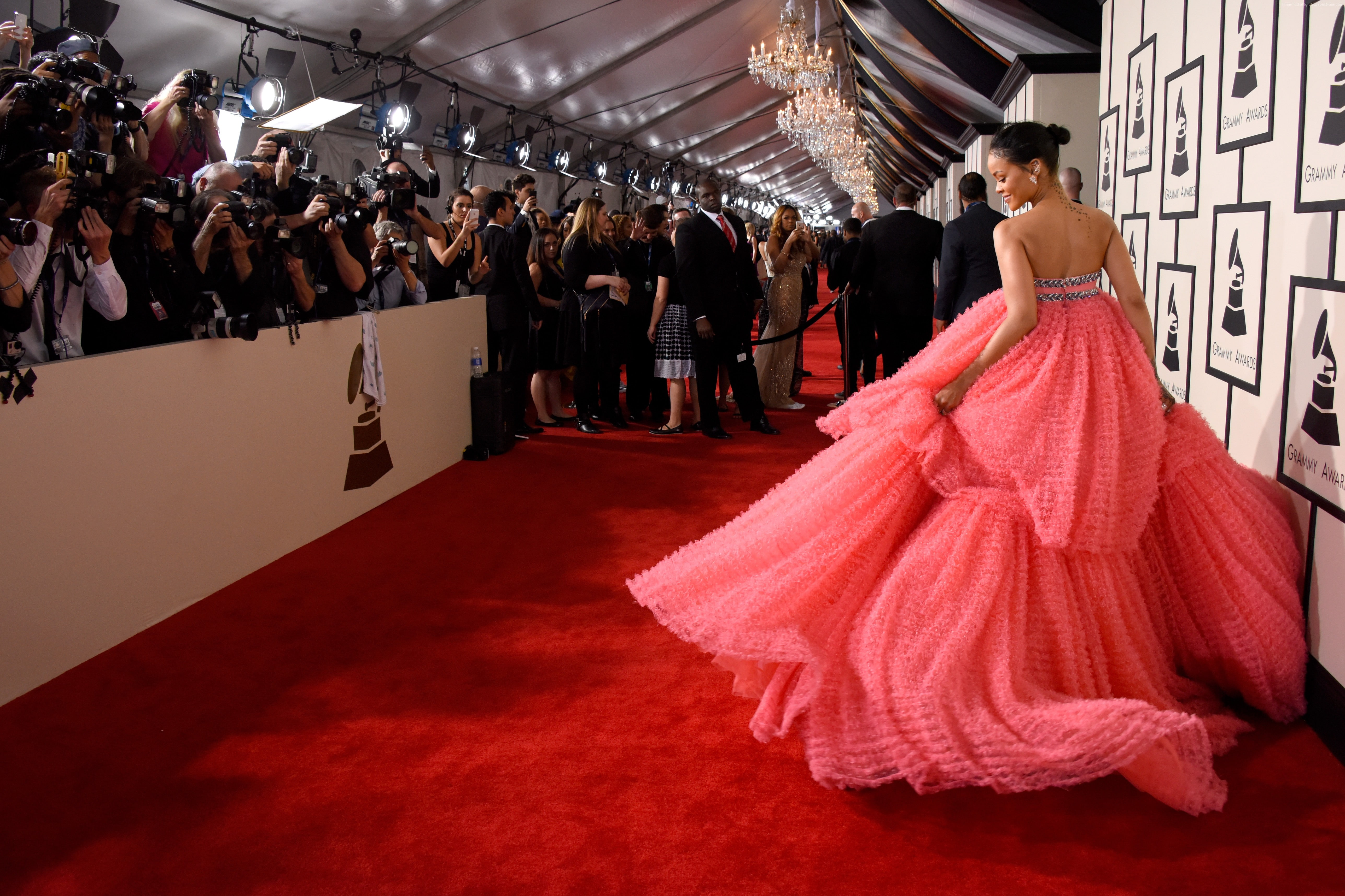 5K, and fashion designer, actress, Grammys 2015 Best Celebrity, Most Popular Celebs in 2015, singer, Rihanna, HD Wallpaper