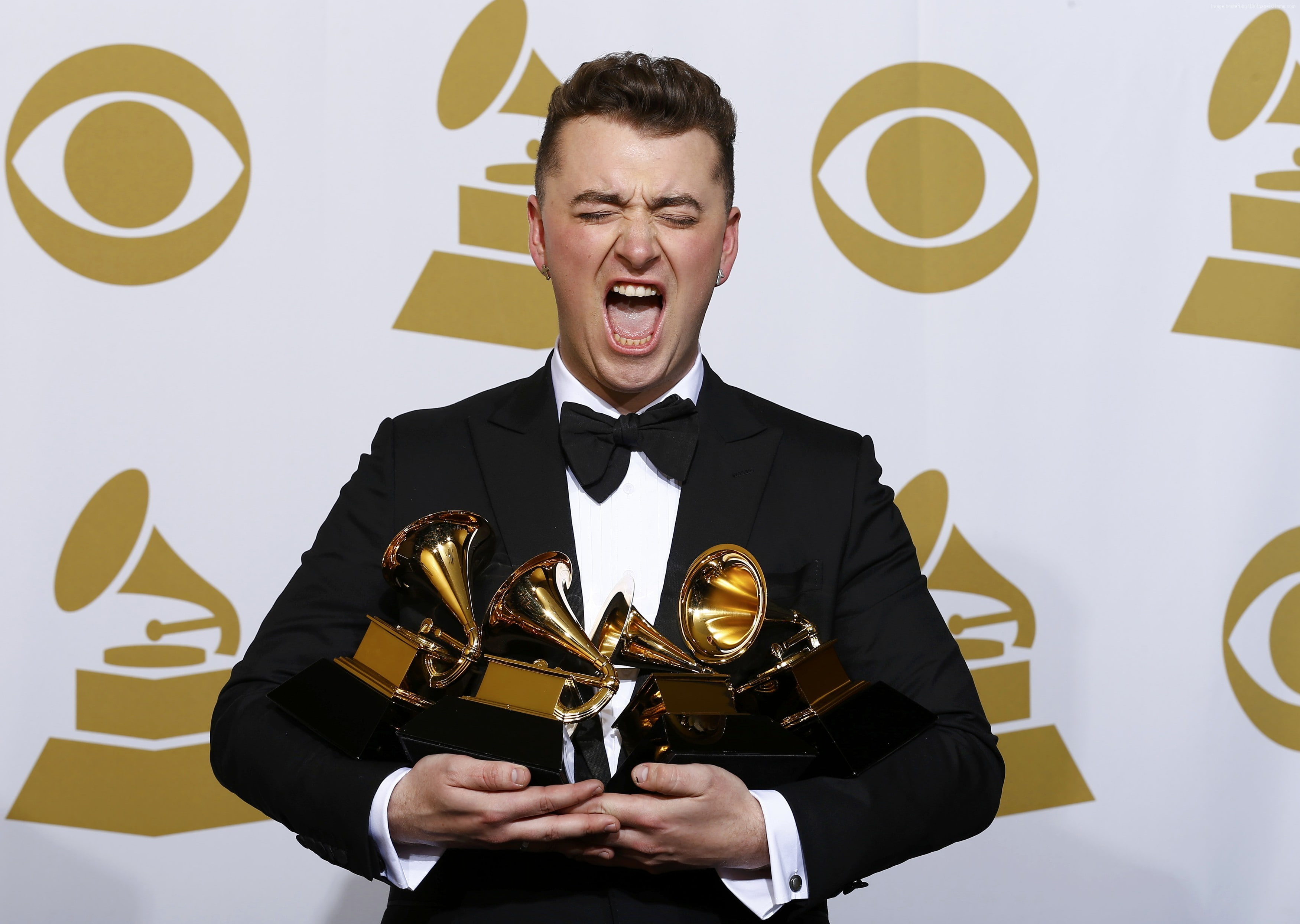 Record of the Year, Song of the Year, Most Popular Celebs in 2015, Grammys 2015 Best Celebrity, 2K, Stay With Me, singer, songwriter, Best New Artist, HD Wallpaper