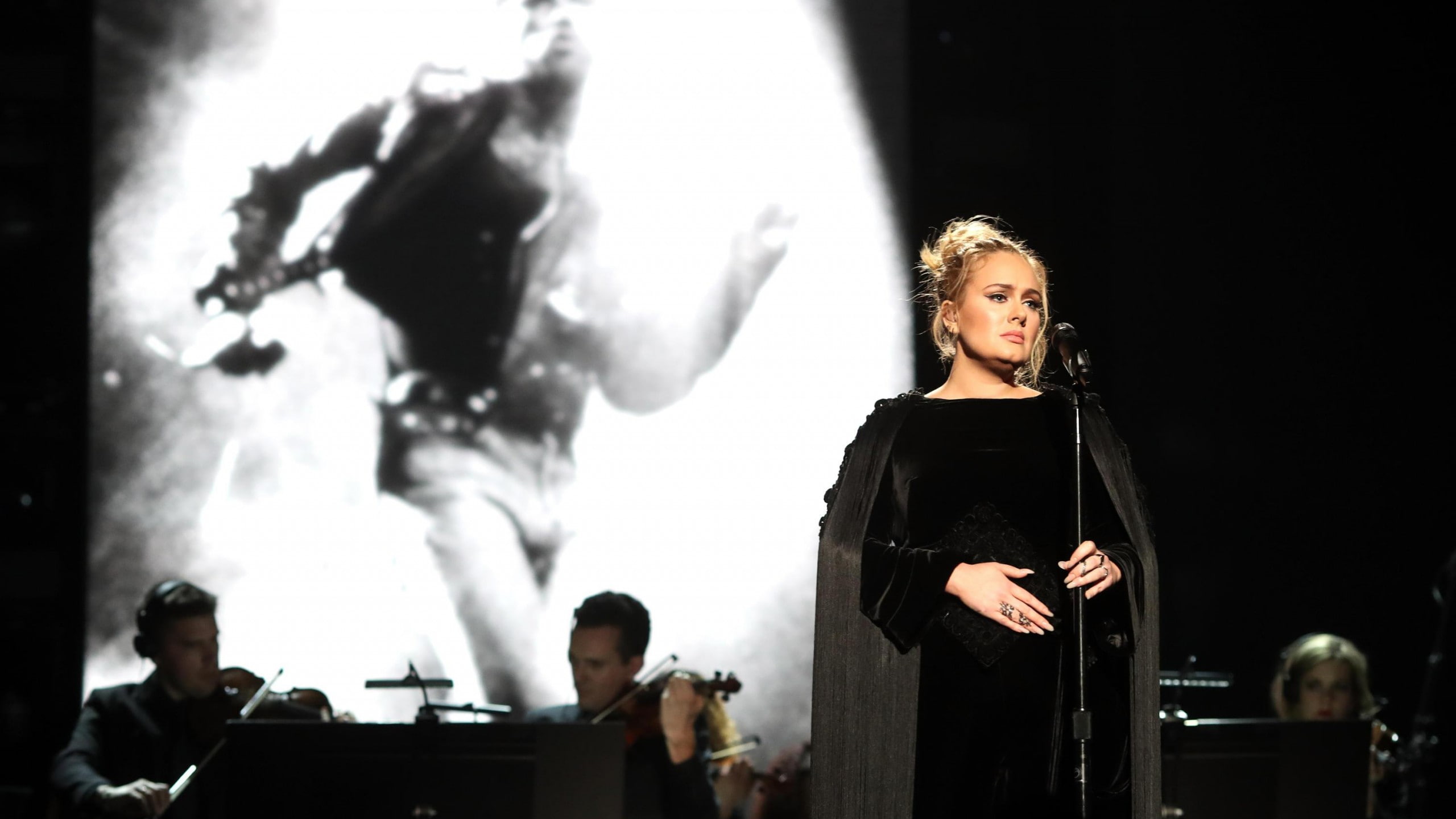 Grammy Awards, Grammy 2017, 2K, winner, dress, Adele, HD Wallpaper