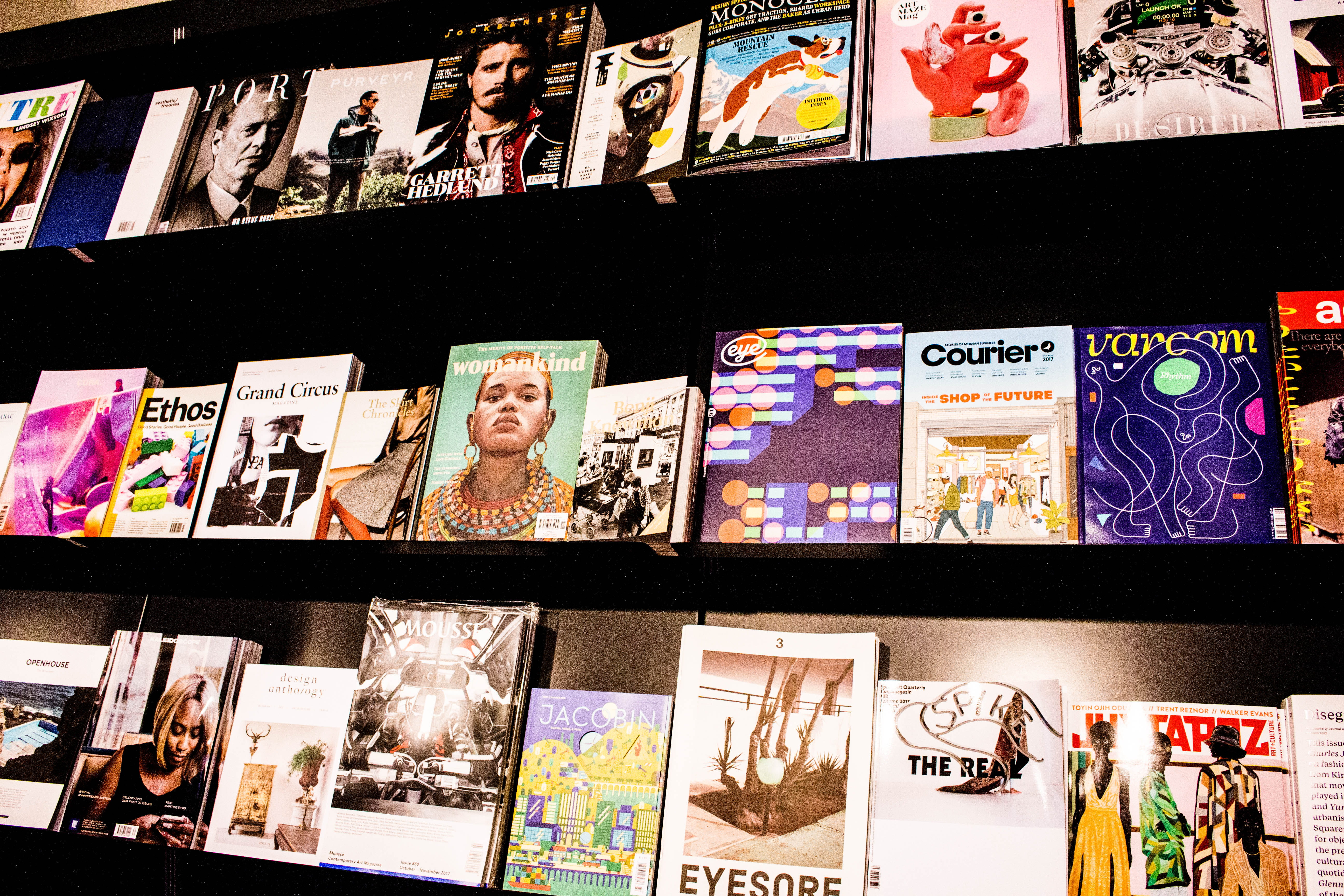 fashion, magazine, retail display, human representation, collection, shelf, magazines, soho, male likeness, sale, no people, abundance, representation, HD Wallpaper