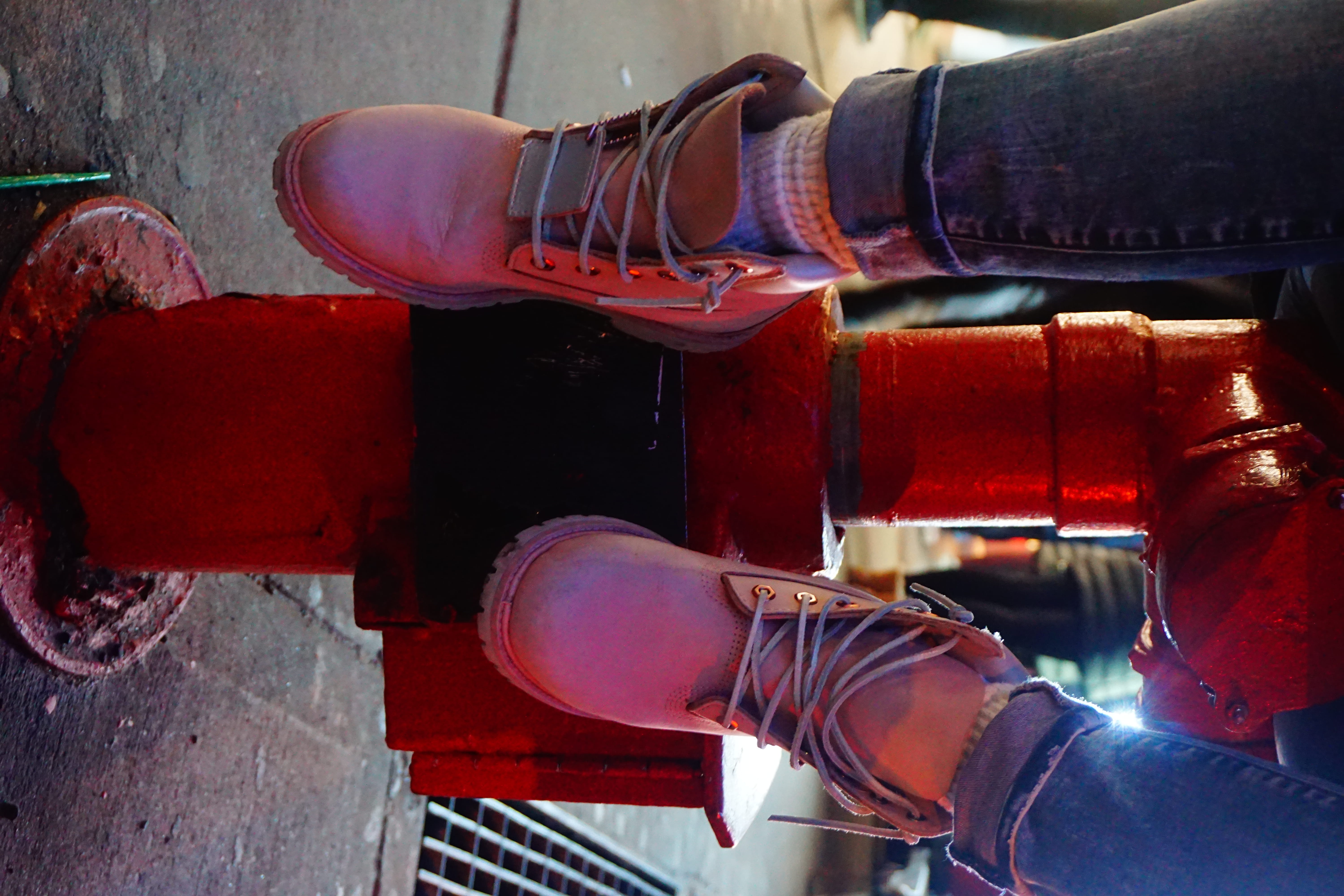 model, shoe, one person, real people, new york, hand, unrecognizable person, low section, finger, human foot, 5K, timberland, close-up, human limb, adult, HD Wallpaper