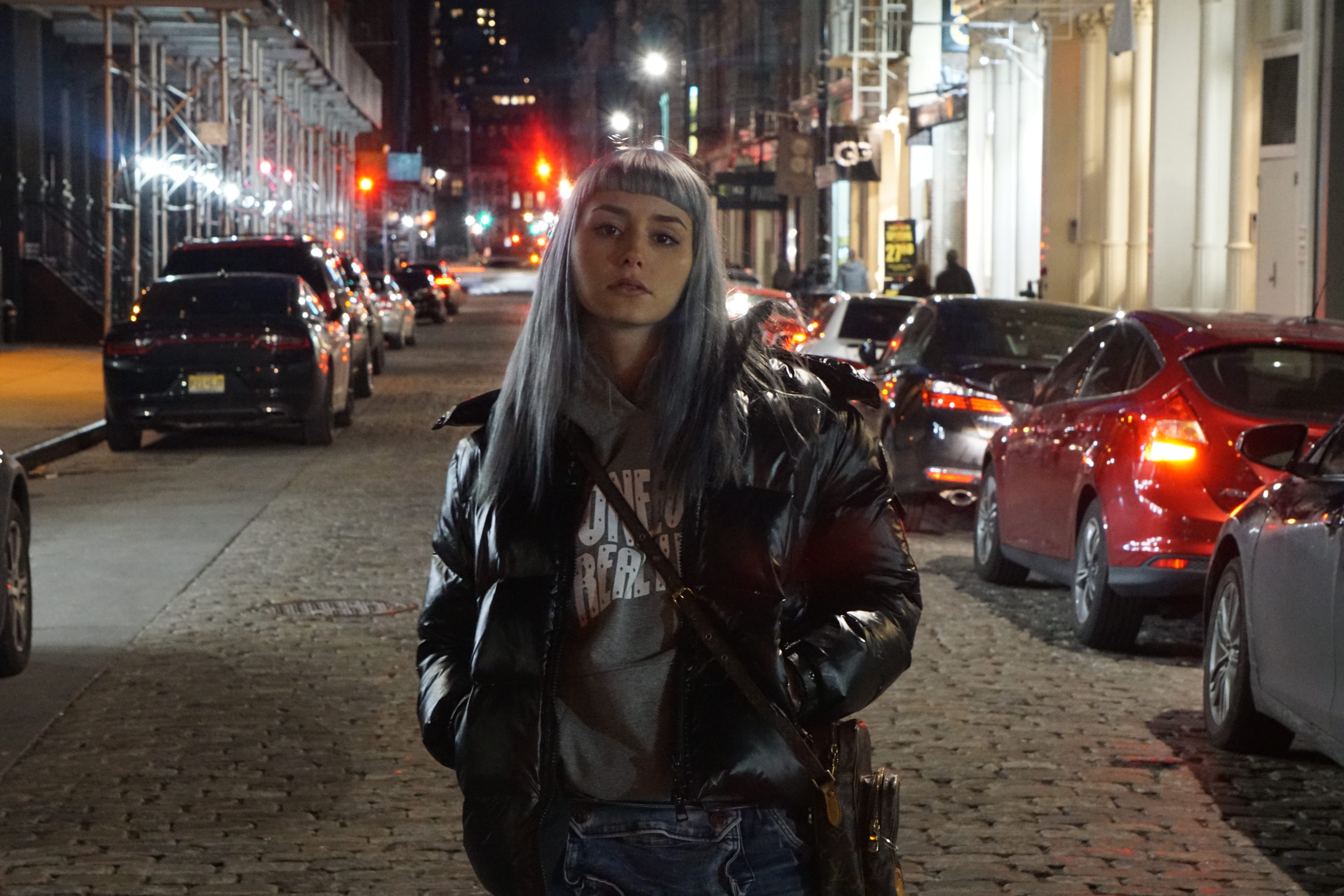 mode of transportation, real people, three quarter length, lifestyles, hairstyle, car, outdoors, 5K, city street, waist up, illuminated, night, one person, HD Wallpaper