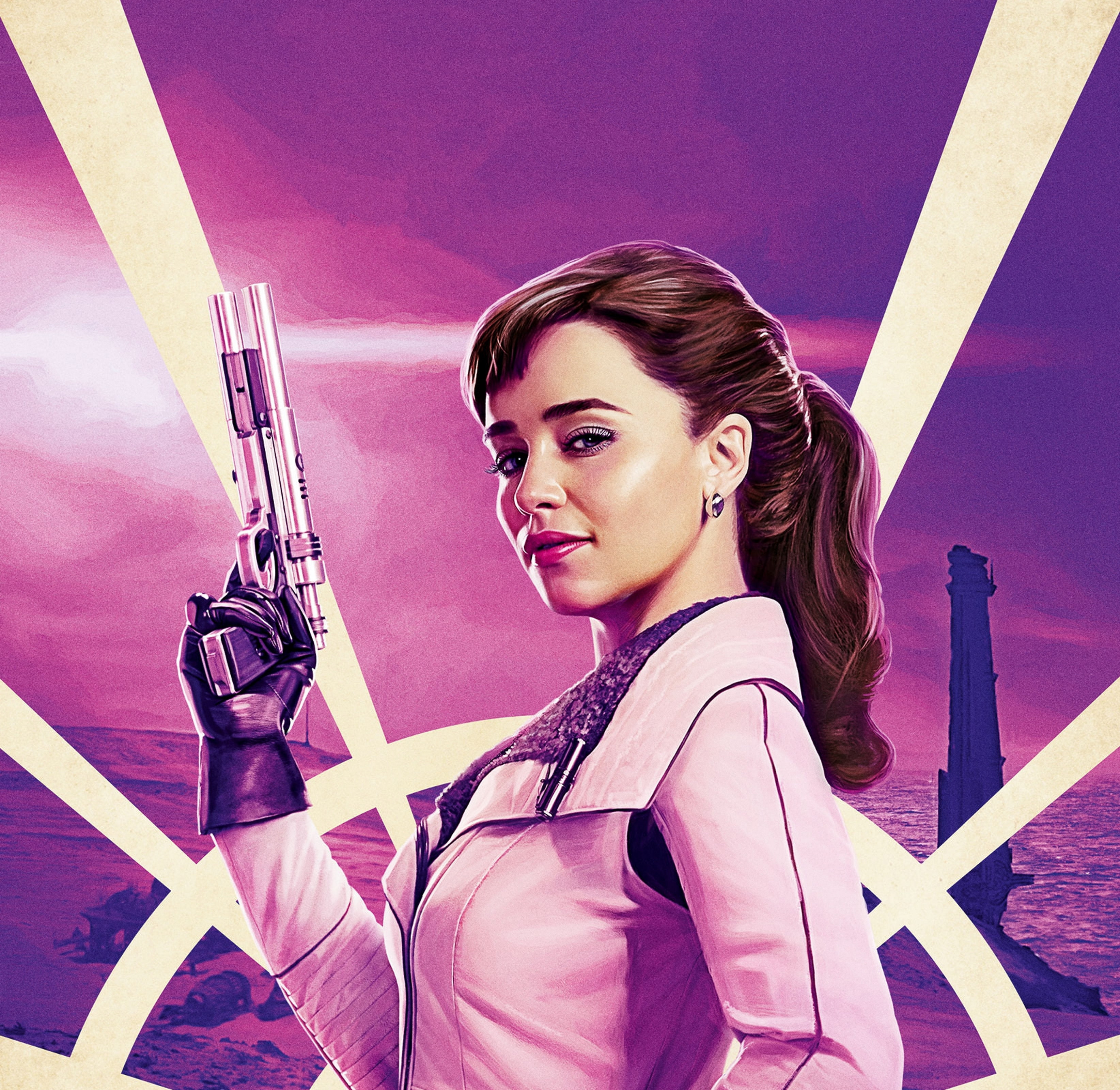 Solo: A Star Wars Story, QiRa, Emilia Clarke, 2K, HD Wallpaper