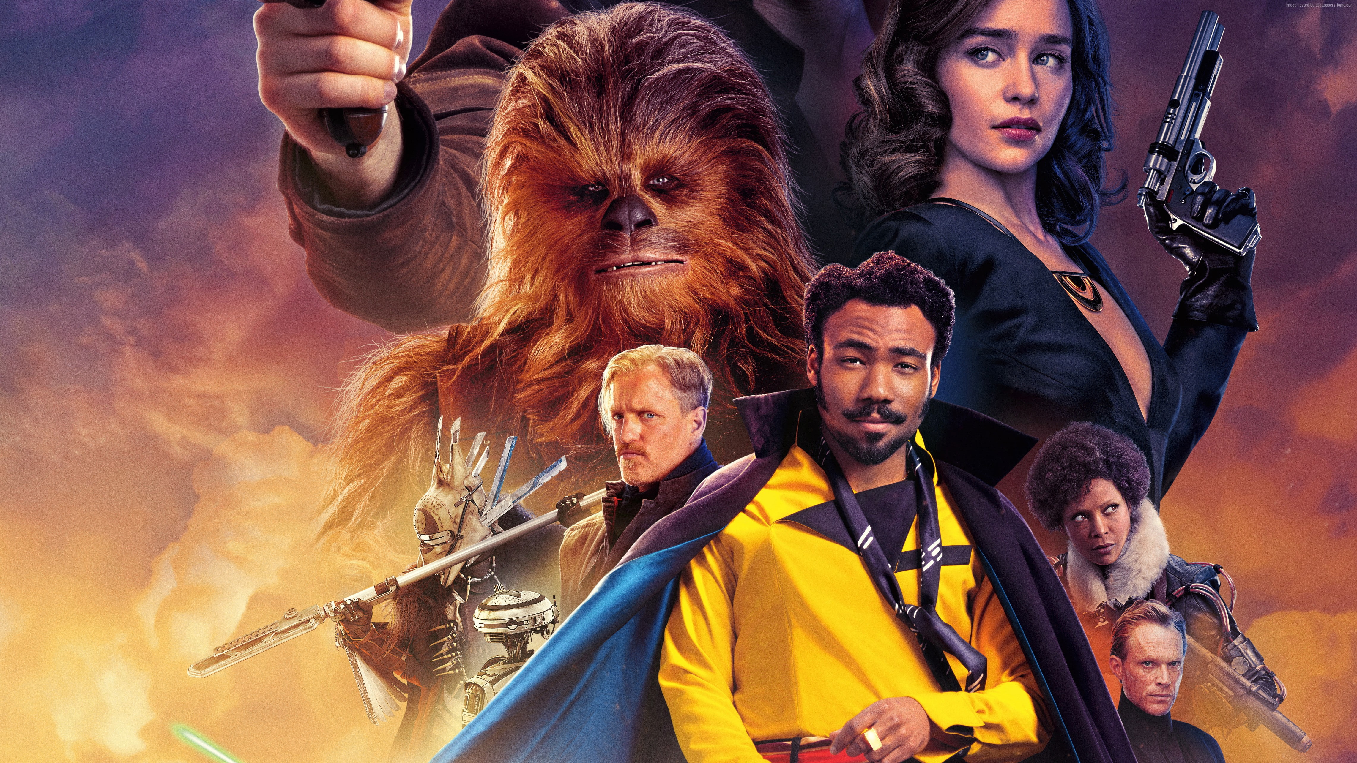 4K, 5K, 4K, Alden Ehrenreich, Joonas Suotamo, Solo: A Star Wars Story, HD Wallpaper