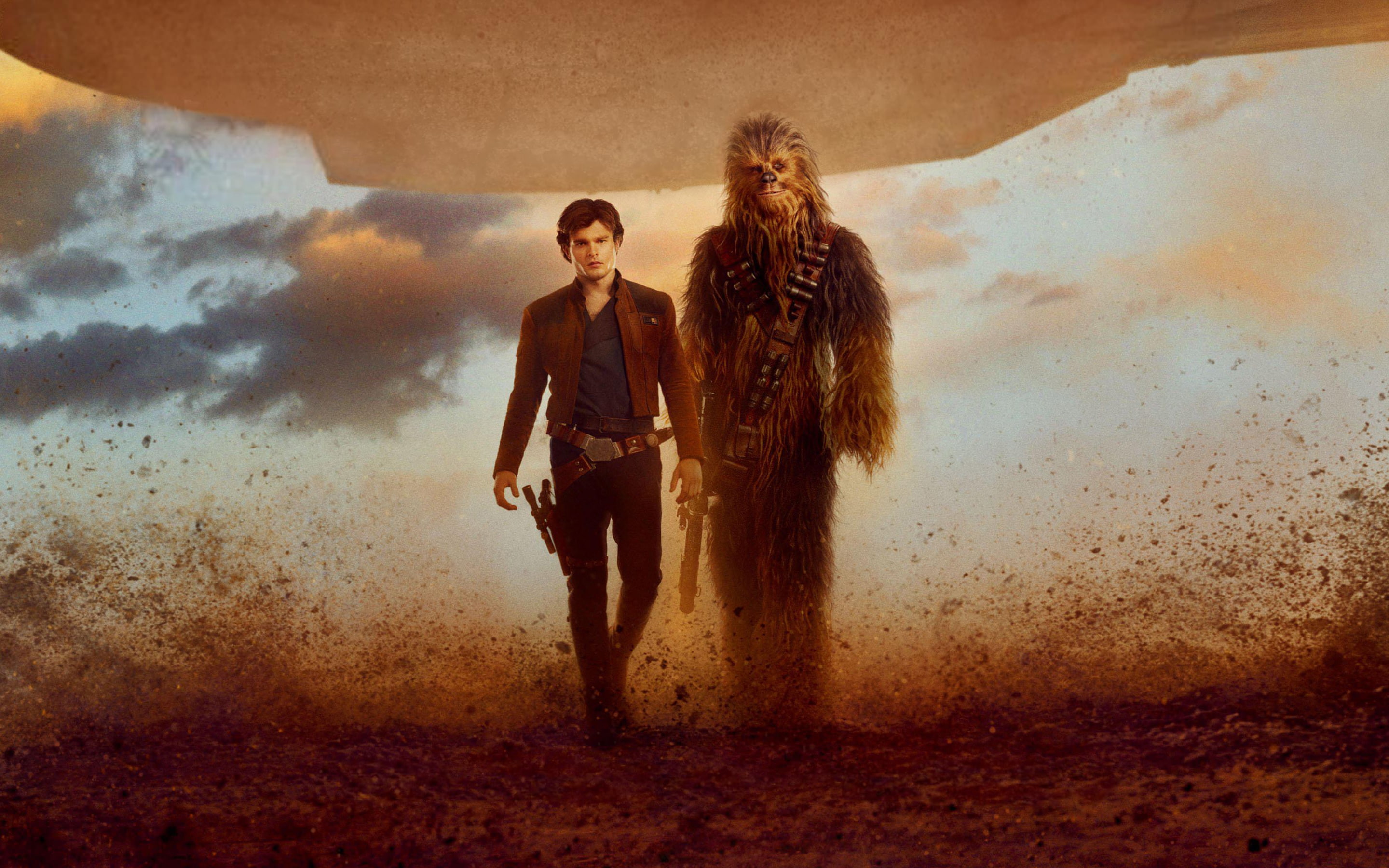 Movies, two people, young men, nature, young women, front view, han solo, outdoors, couple - relationship, heterosexual couple, full length, young adult, HD Wallpaper