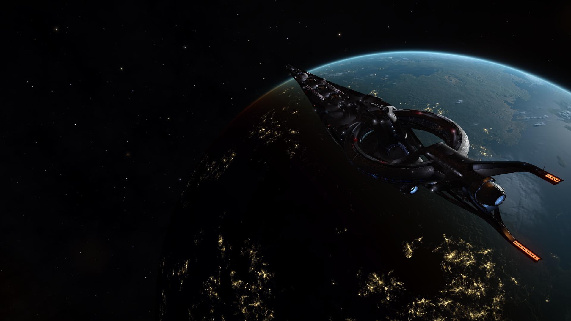 game, 1080P, dangerous, spaceship, space, elite: dangerous, elite, HD Wallpaper