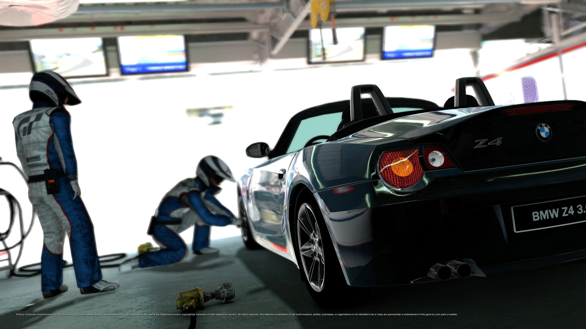 Video Games, video, cars, bmw, BMW Z4, art, Gran Turismo 5, pitcrew, gran, turismo, playstation, pit-crew, z, hd, 1080P, Playstation 3, games, HD Wallpaper