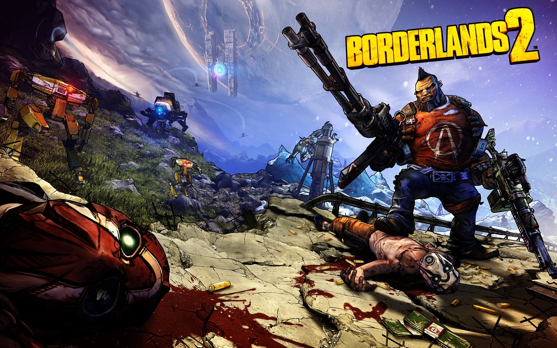 Borderlands 2 poster, 1080P, borderlands, game, Borderlands 2 games, HD Wallpaper
