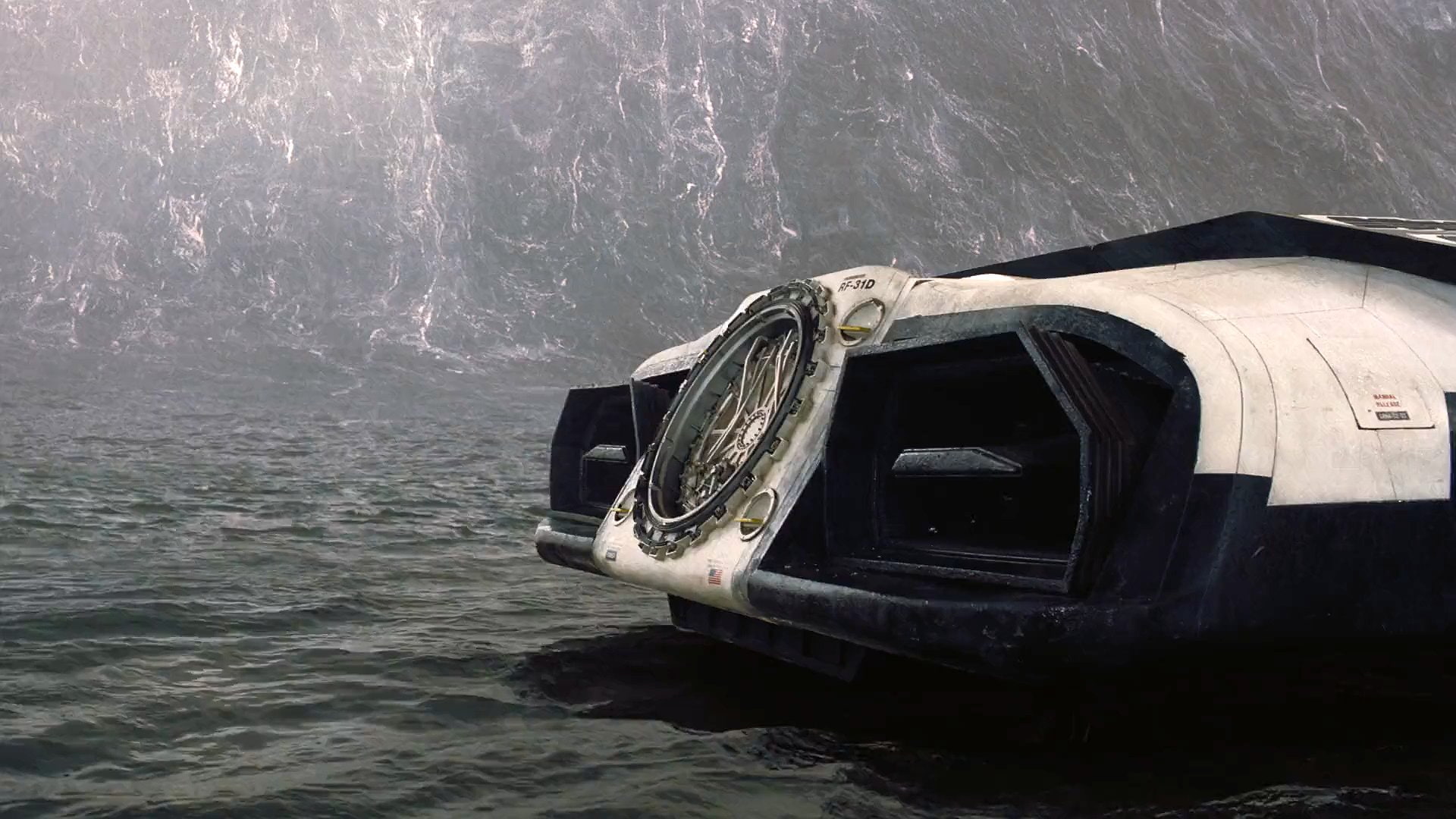 1080P, day, Mystery, nature, water, sci, fi, space, astronaut, sailing, motion, spaceship, wheel, sinking, mode of transportation, ship, sea, no people, HD Wallpaper