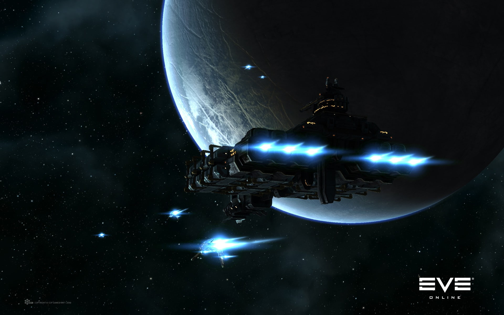 spaceship, 1080P, EVE Online, space, HD Wallpaper