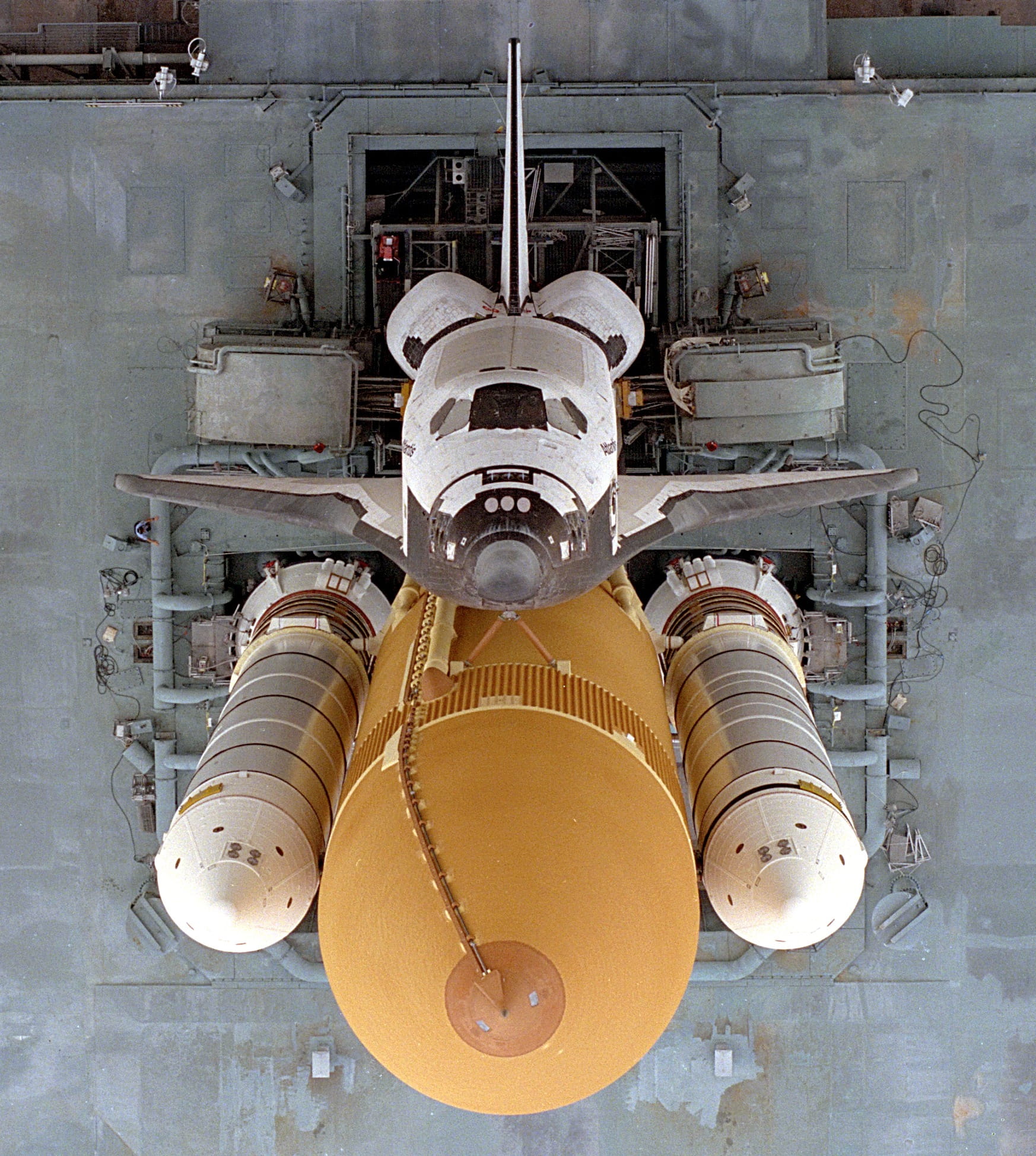 science, space shuttle, no people, choice, machine part, launch pad, machinery, technology, rocket, nasa, yellow, alloy, shape, security, equipment, metal, Phone HD Wallpaper