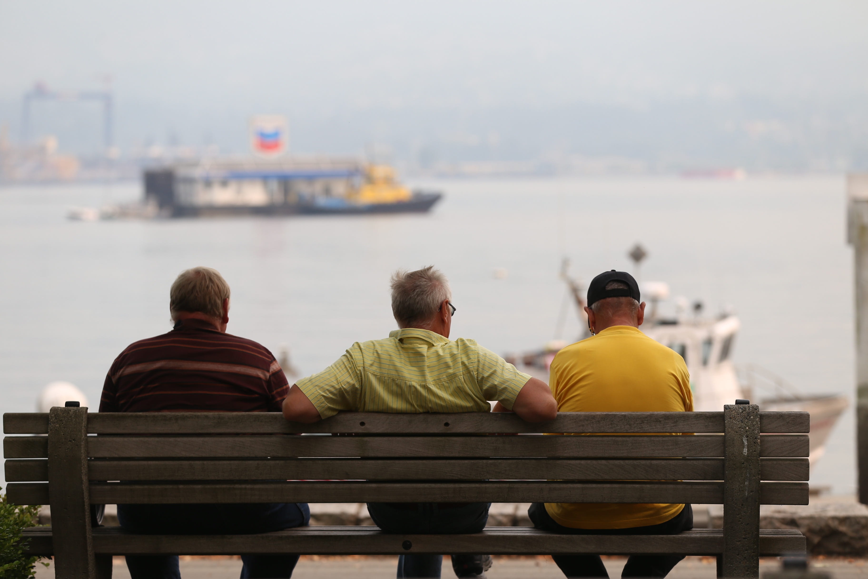 grandparents, real people, sitting, grandpa, men, people, water, nautical vessel, boating, adult, seat, relaxation, man, sea, transportation, pier, couple - relationship, HD Wallpaper