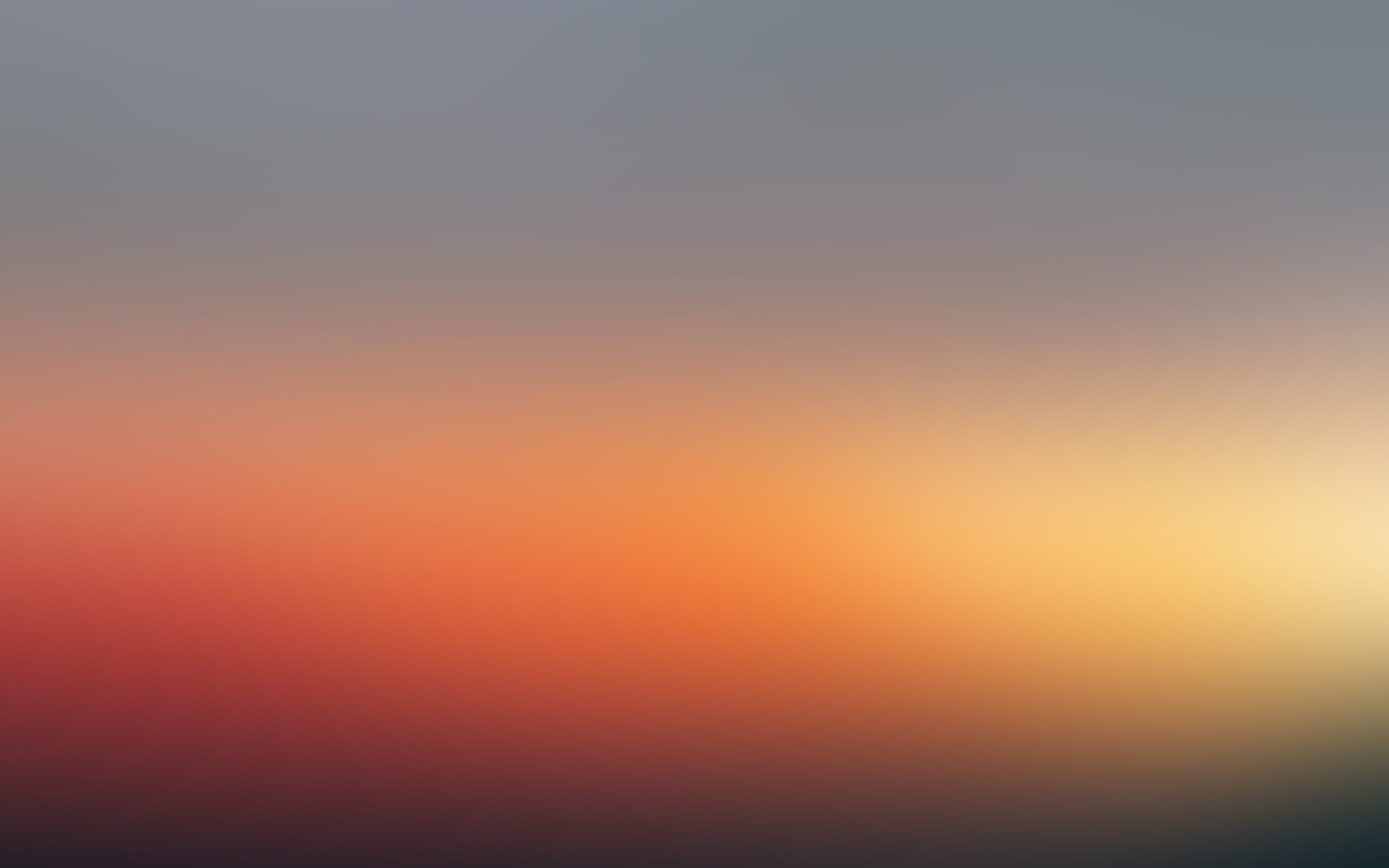 sunset, blur, gradation, 4K, HD Wallpaper