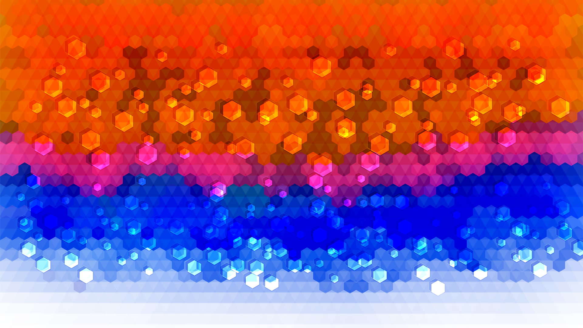 multi colored, orange color, glowing, duckfarm, purple, bright, textured effect, defocused, shape, geometric shape, shiny, abstract, backgrounds, full frame, HD Wallpaper