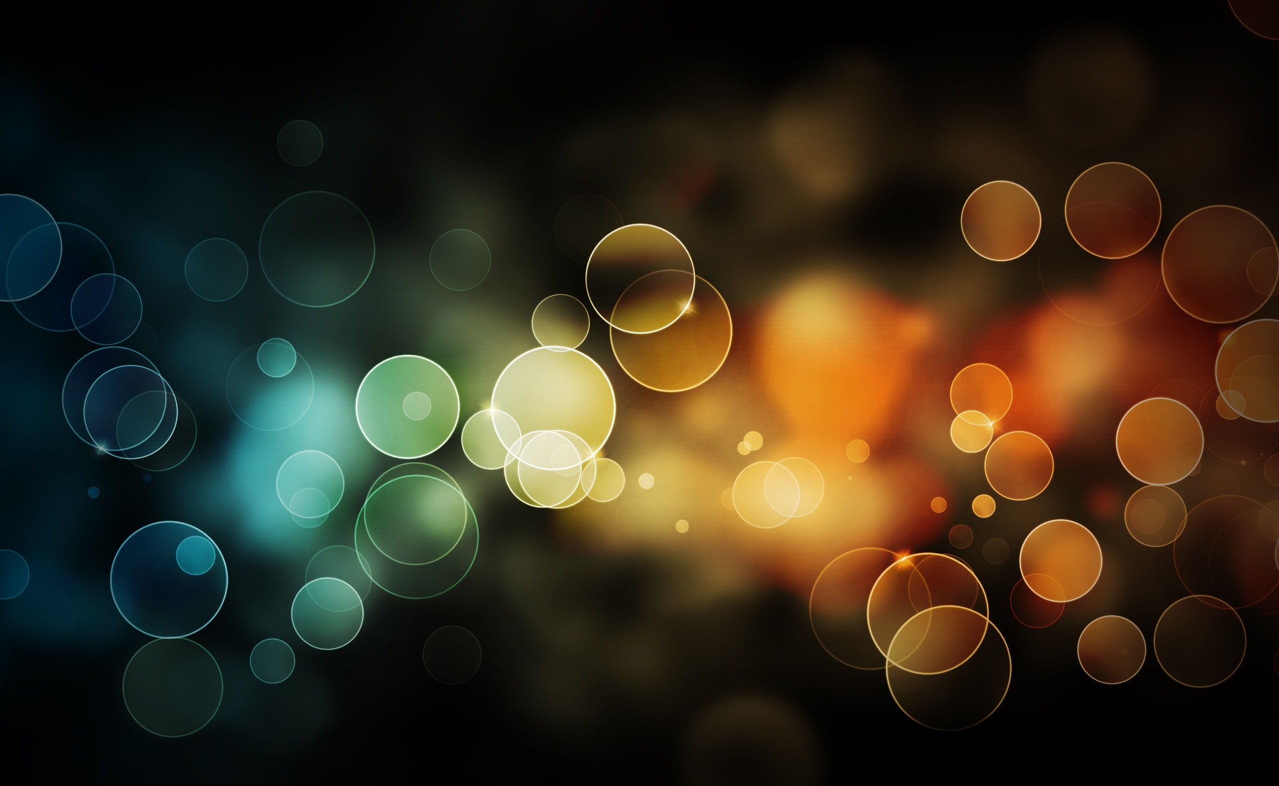 2K, defocused, nature, Aero, yellow, Colorful, bright, multi colored, orange color, Brown, Abstract, geometric shape, bokeh, outdoors, light - natural phenomenon, HD Wallpaper
