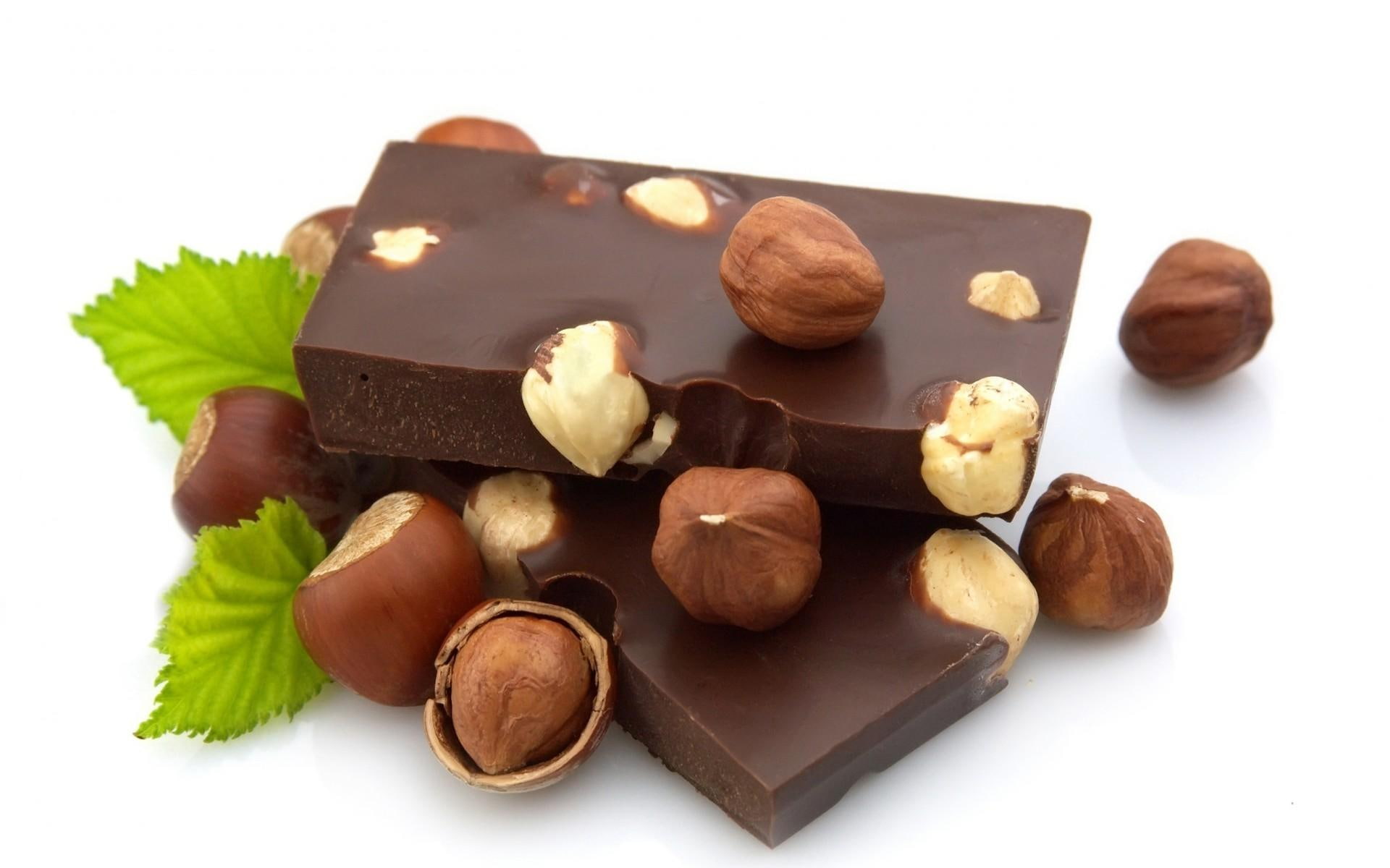 chocolate, 3d and abstrac, fudge, abstract, nuts, square, sweet, bakery, 1080P, brown, yummy, delicious, solid, oh, HD Wallpaper