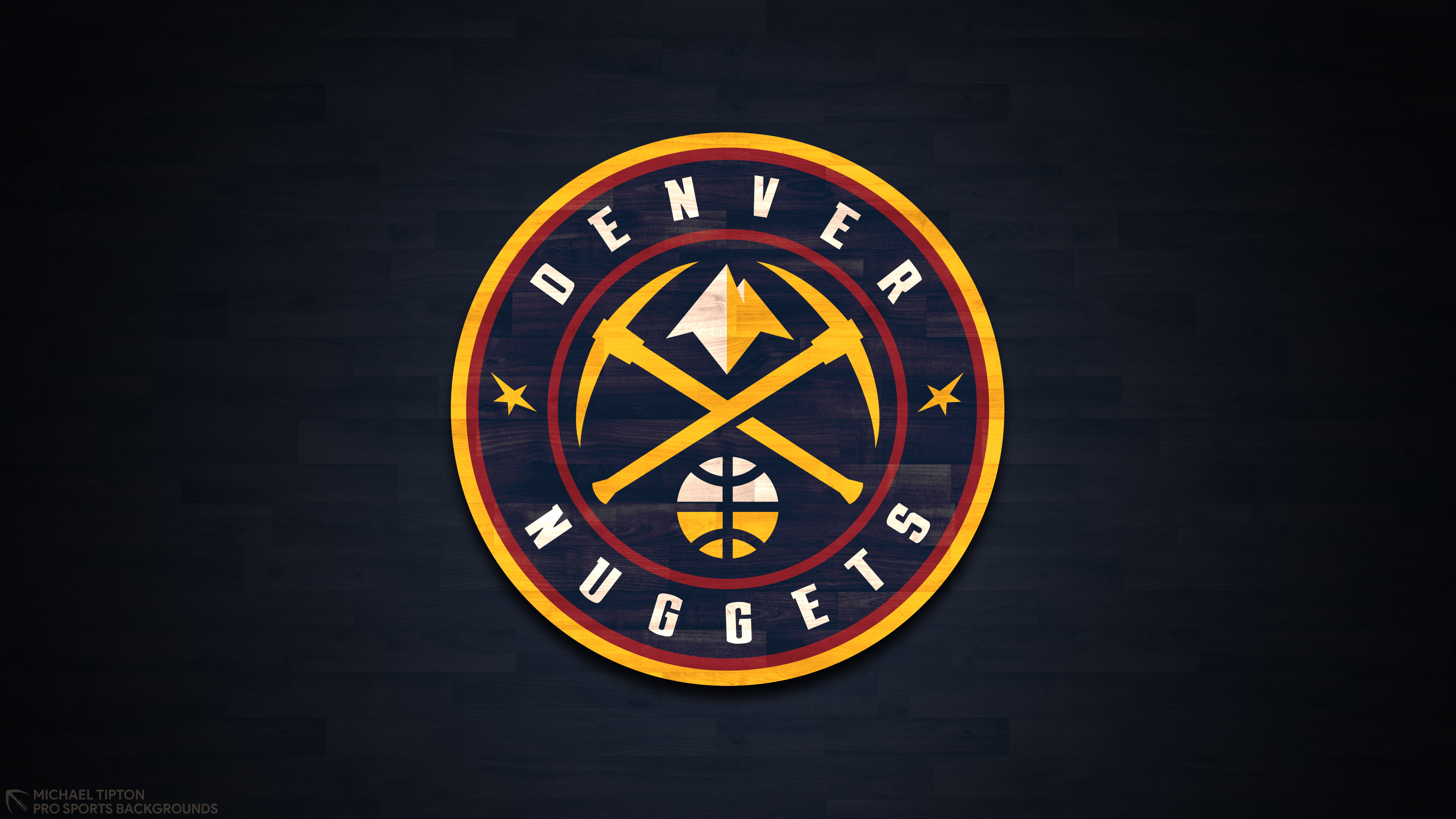 Denver Nuggets, Logo, 4K, Basketball, NBA, HD Wallpaper