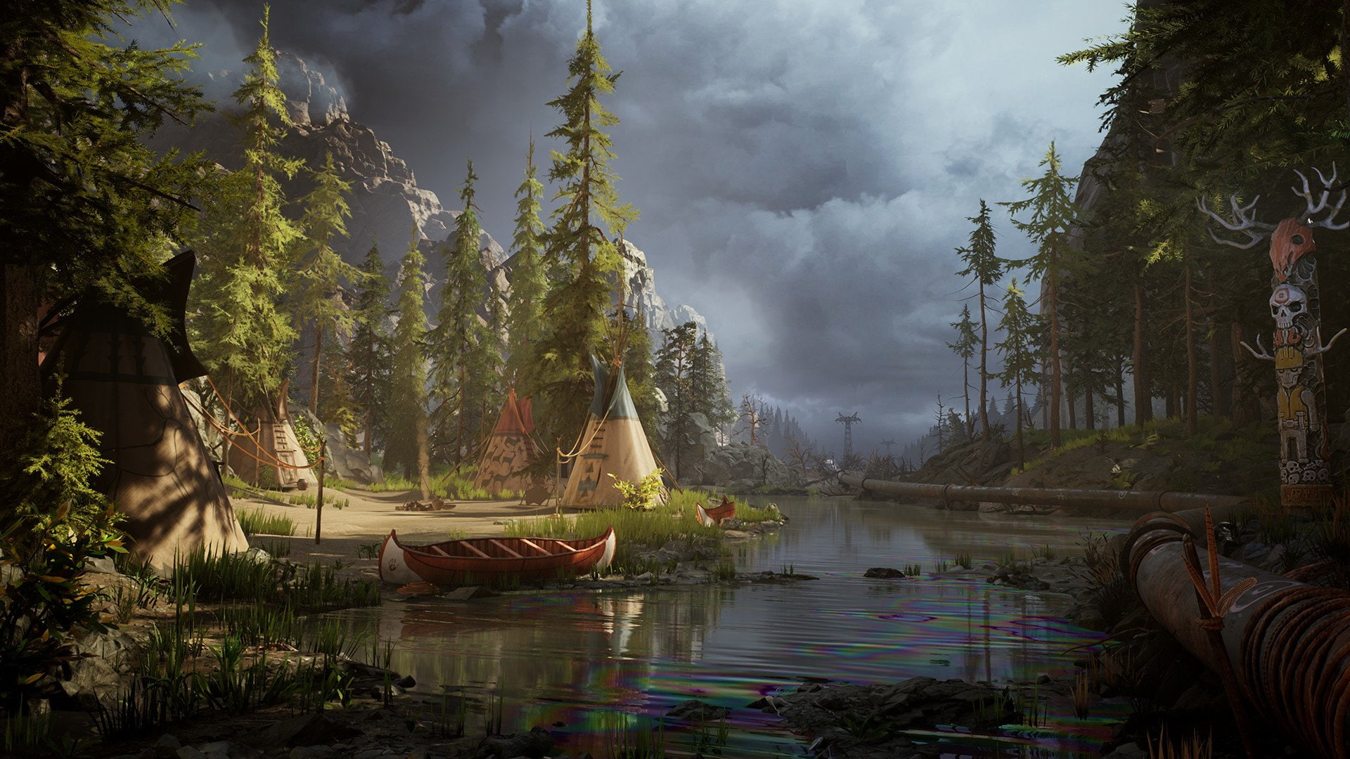 Tipi, Native American, Artistic, 1080P, HD Wallpaper