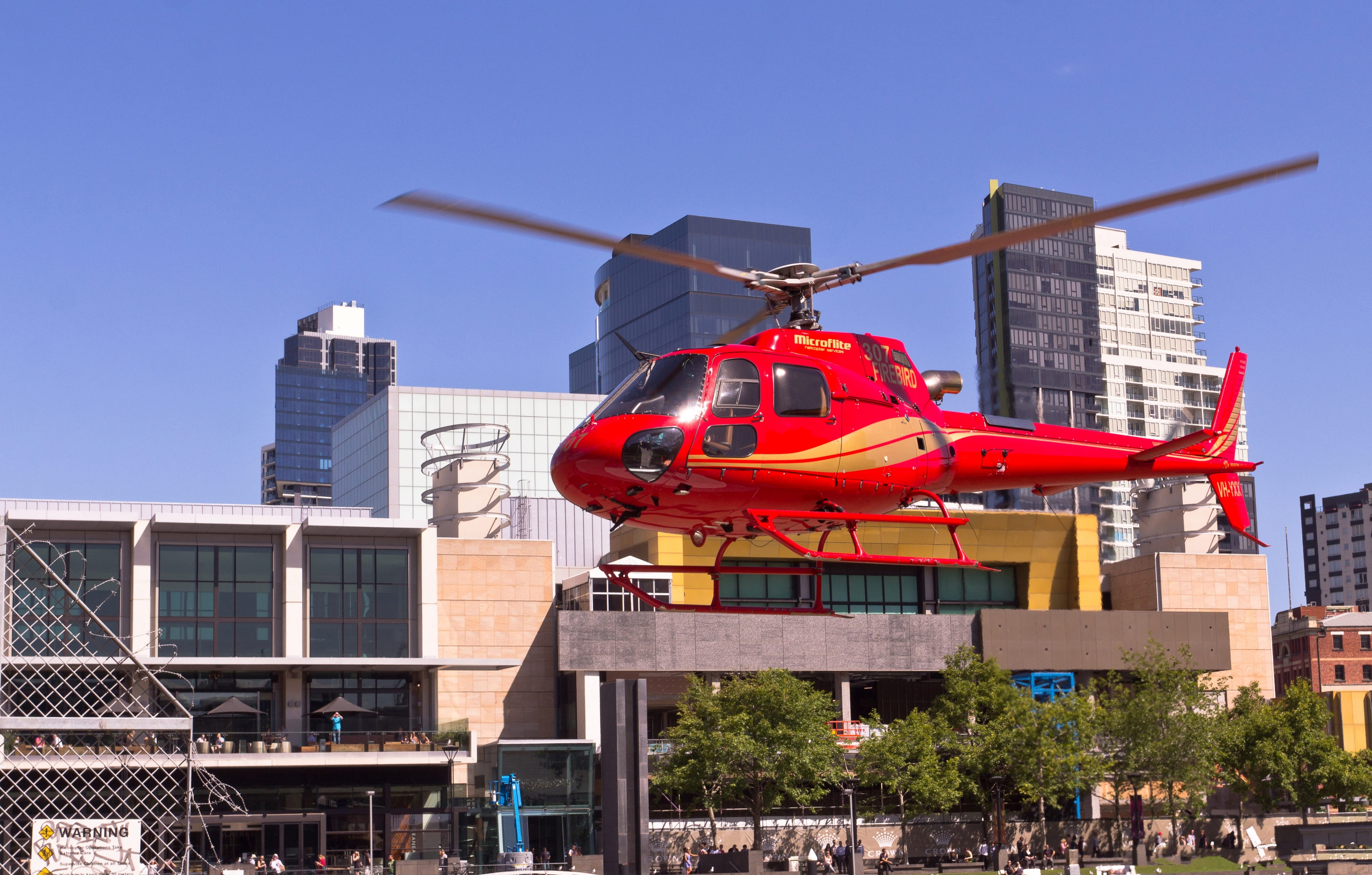 office building exterior, industry, sky, helicopter, day, australia, crane - construction machinery, architecture, building exterior, building, city, yarra river, HD Wallpaper