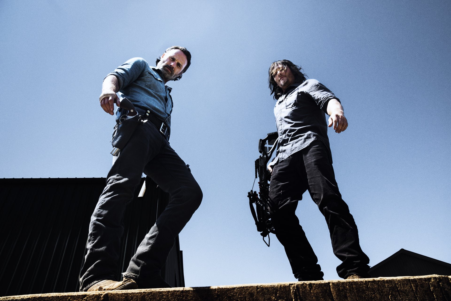 The Walking Dead, Norman Reedus, TV Show, Rick Grimes, 1080P, Andrew Lincoln, Daryl Dixon, HD Wallpaper