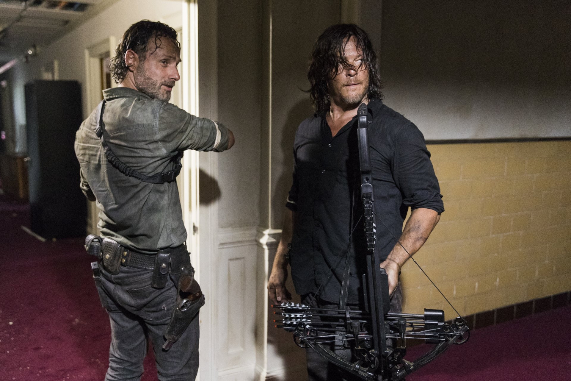 TV Show, The Walking Dead, Rick Grimes, Daryl Dixon, 1080P, Andrew Lincoln, Norman Reedus, HD Wallpaper