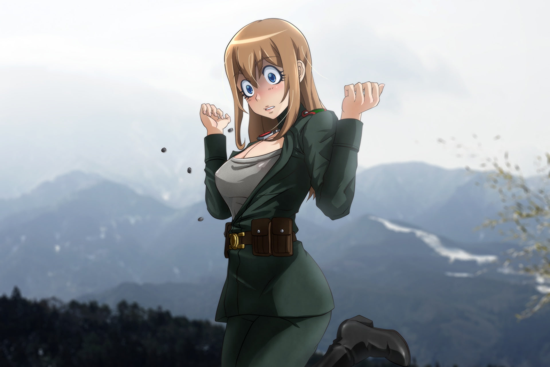 Youjo Senki, Anime, 1080P, Viktoriya Ivanovna Serebryakov, HD Wallpaper