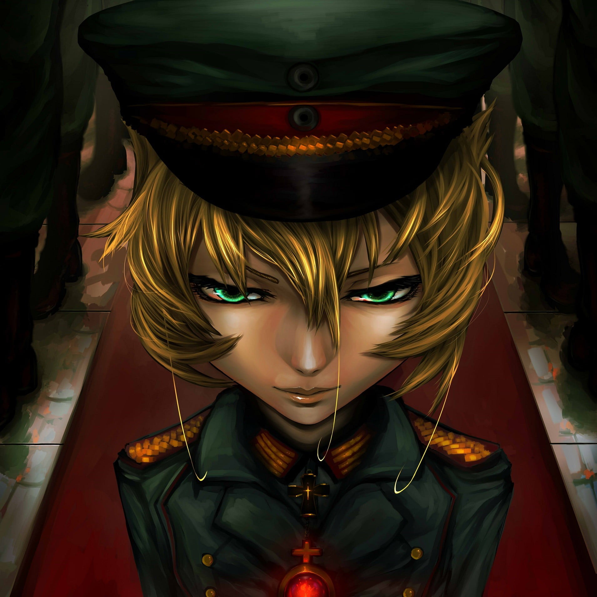 Youjo Senki, 720P, Tanya Degurechaff, military, Phone HD Wallpaper