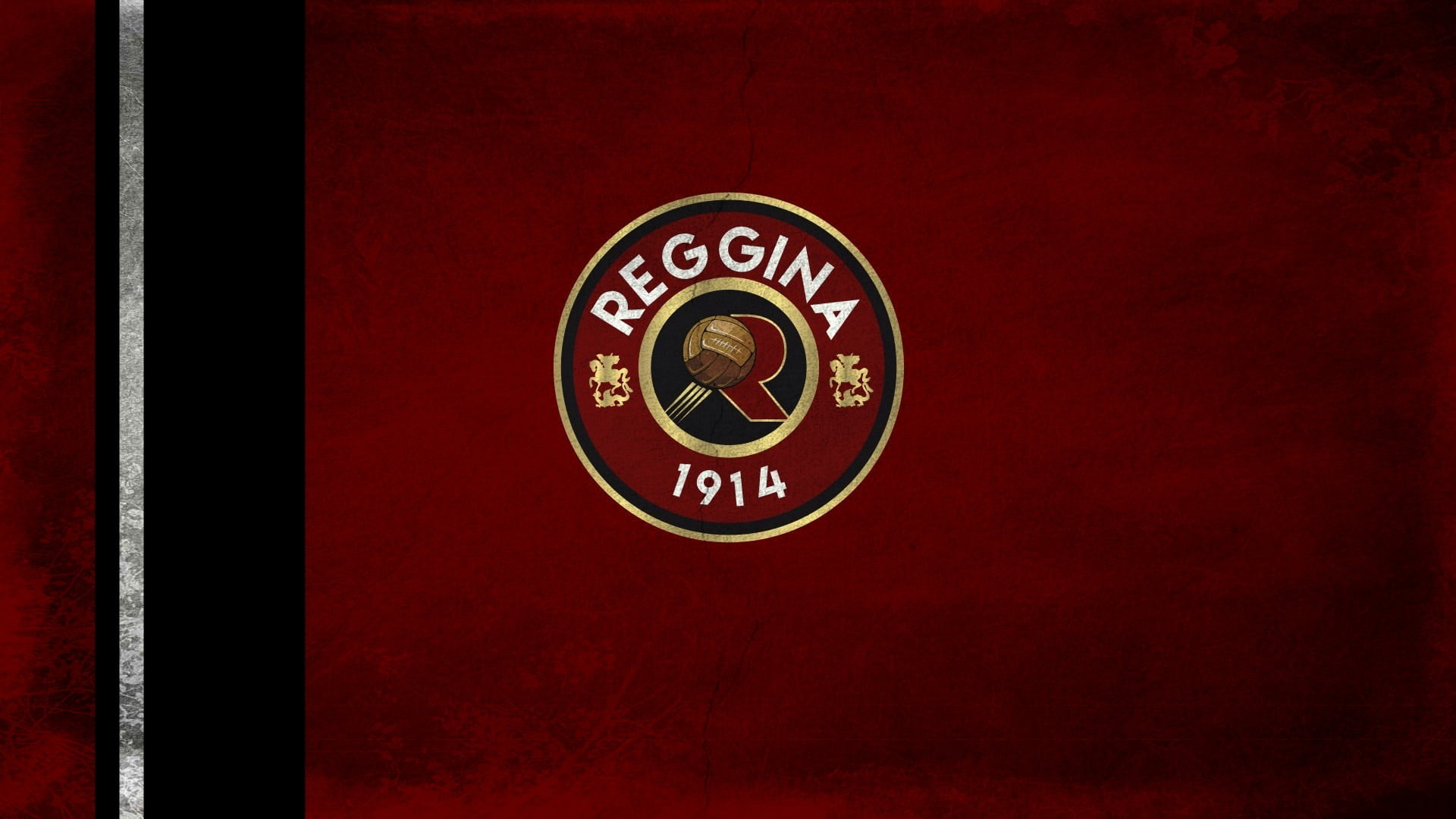Reggio di Calabria, Calabria, soccer, amaranth, Italy, Reggina 1914, 1080P, grunge, black, HD Wallpaper
