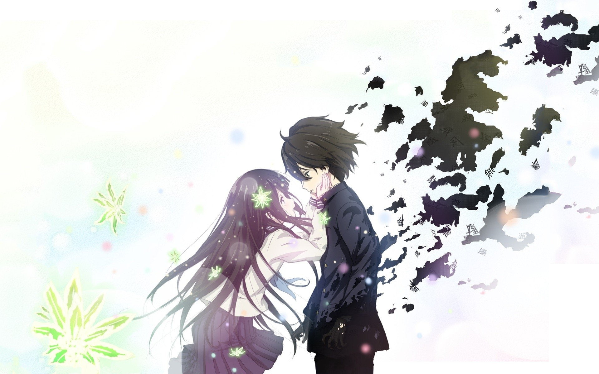 Hyouka, 1080P, Eru Chitanda, Anime, Hōtarō Oreki, HD Wallpaper