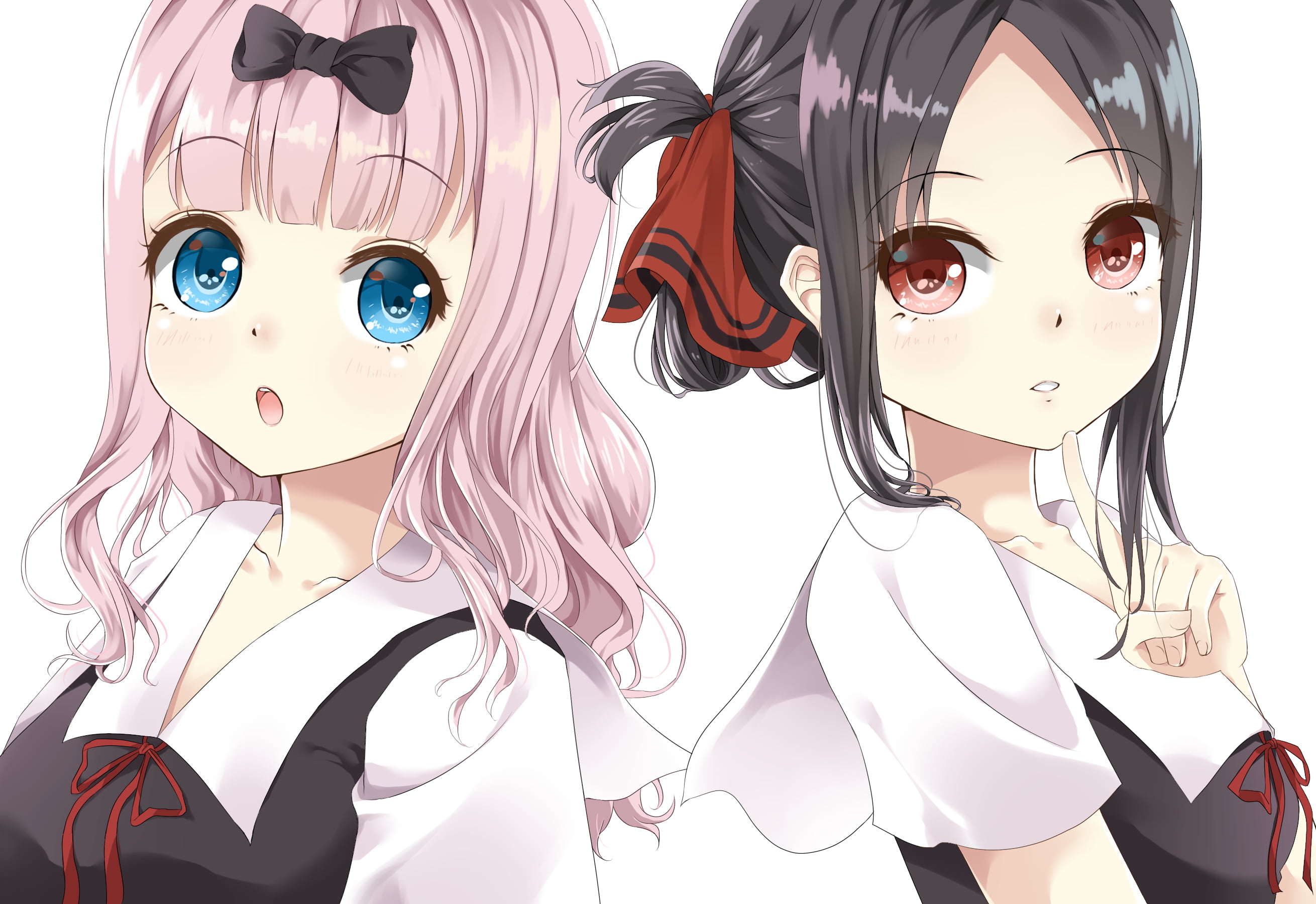 2K, Kaguya-sama: Love is War, Chika Fujiwara, Anime, Kaguya Shinomiya, HD Wallpaper