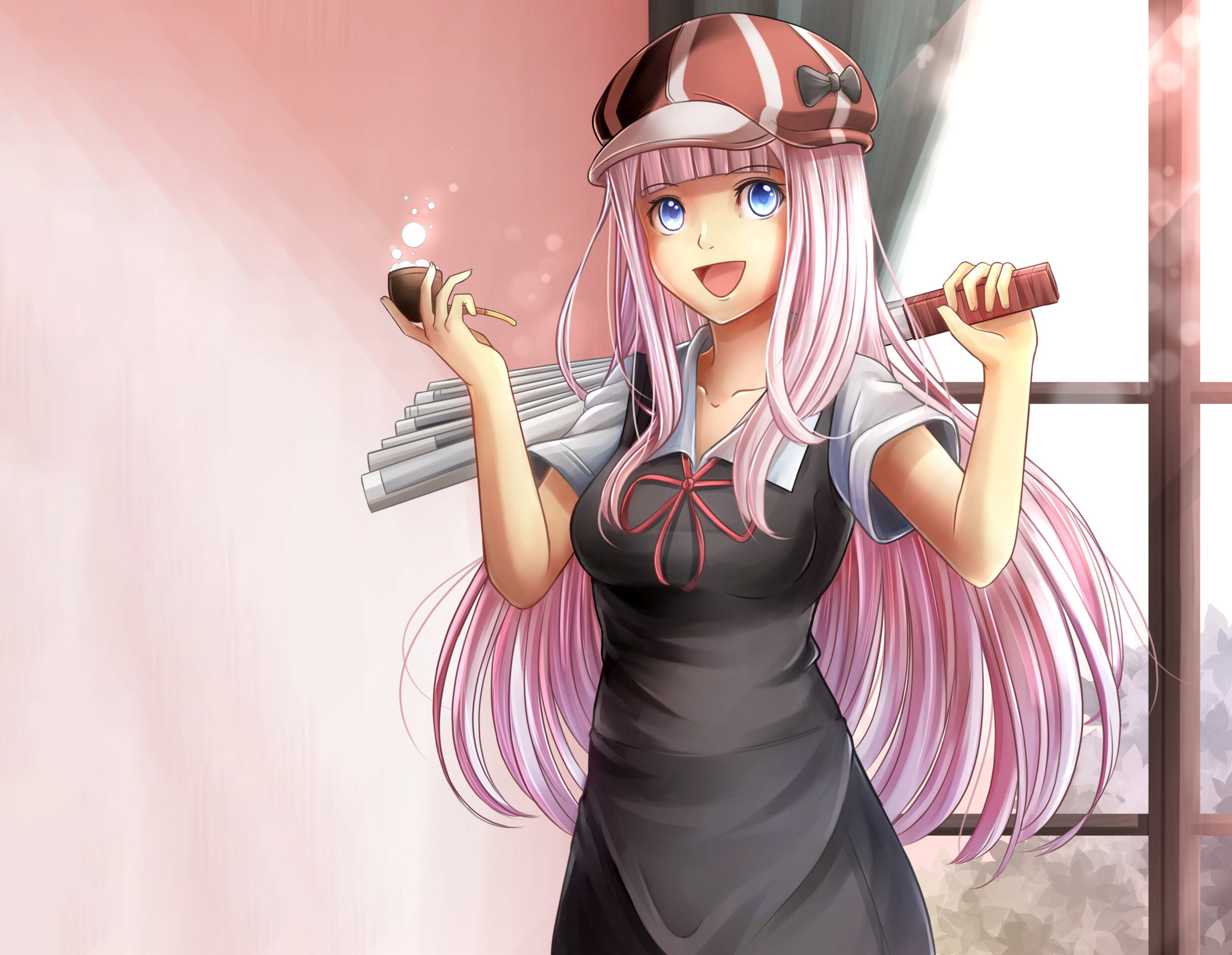 Anime, Kaguya-sama: Love is War, Chika Fujiwara, 1080P, HD Wallpaper