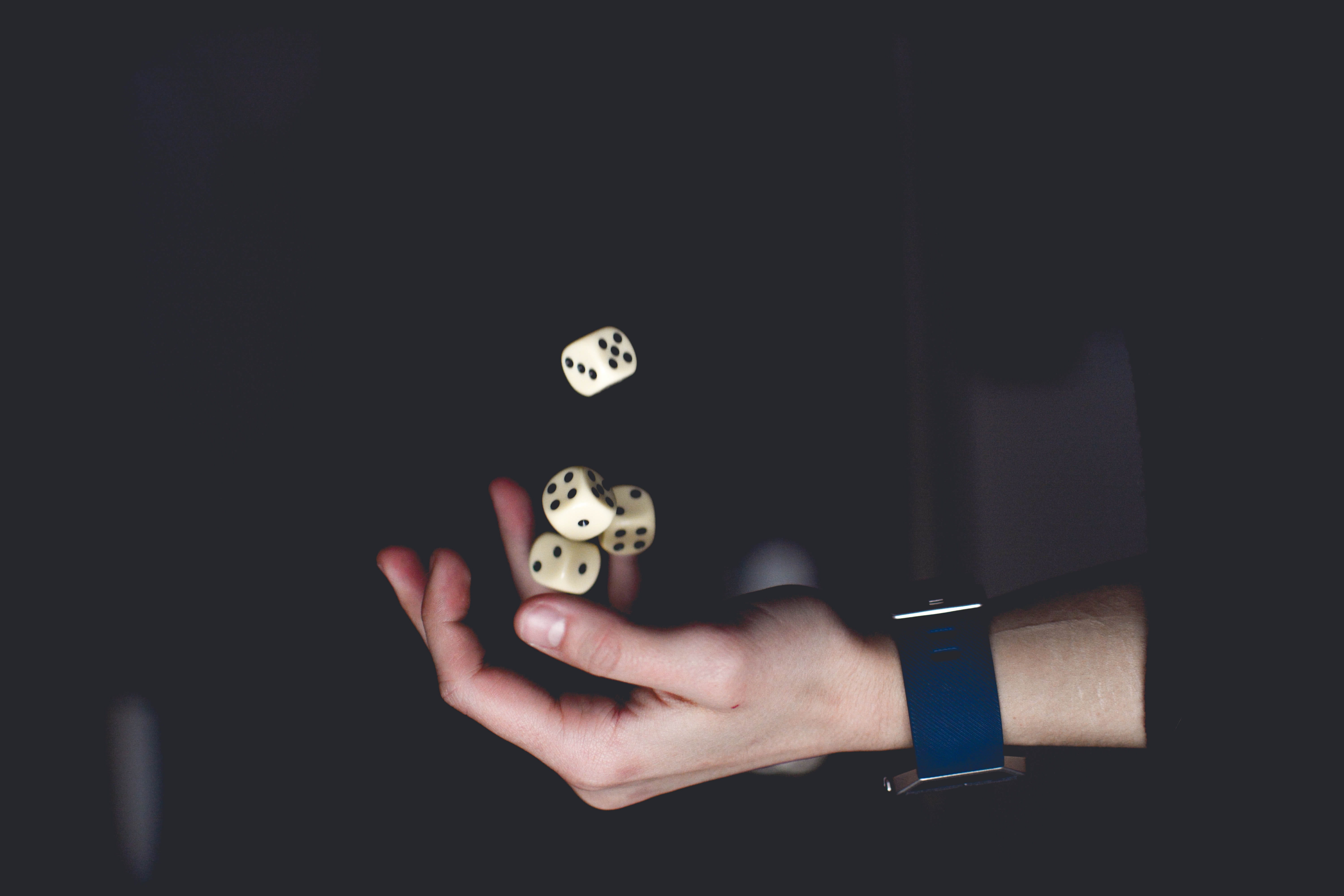 luck, one person, human hand, adult, cube, body part, men, gambling, patience, instantaneous speed, motivation, 5K, opportunity, arts culture and entertainment, HD Wallpaper