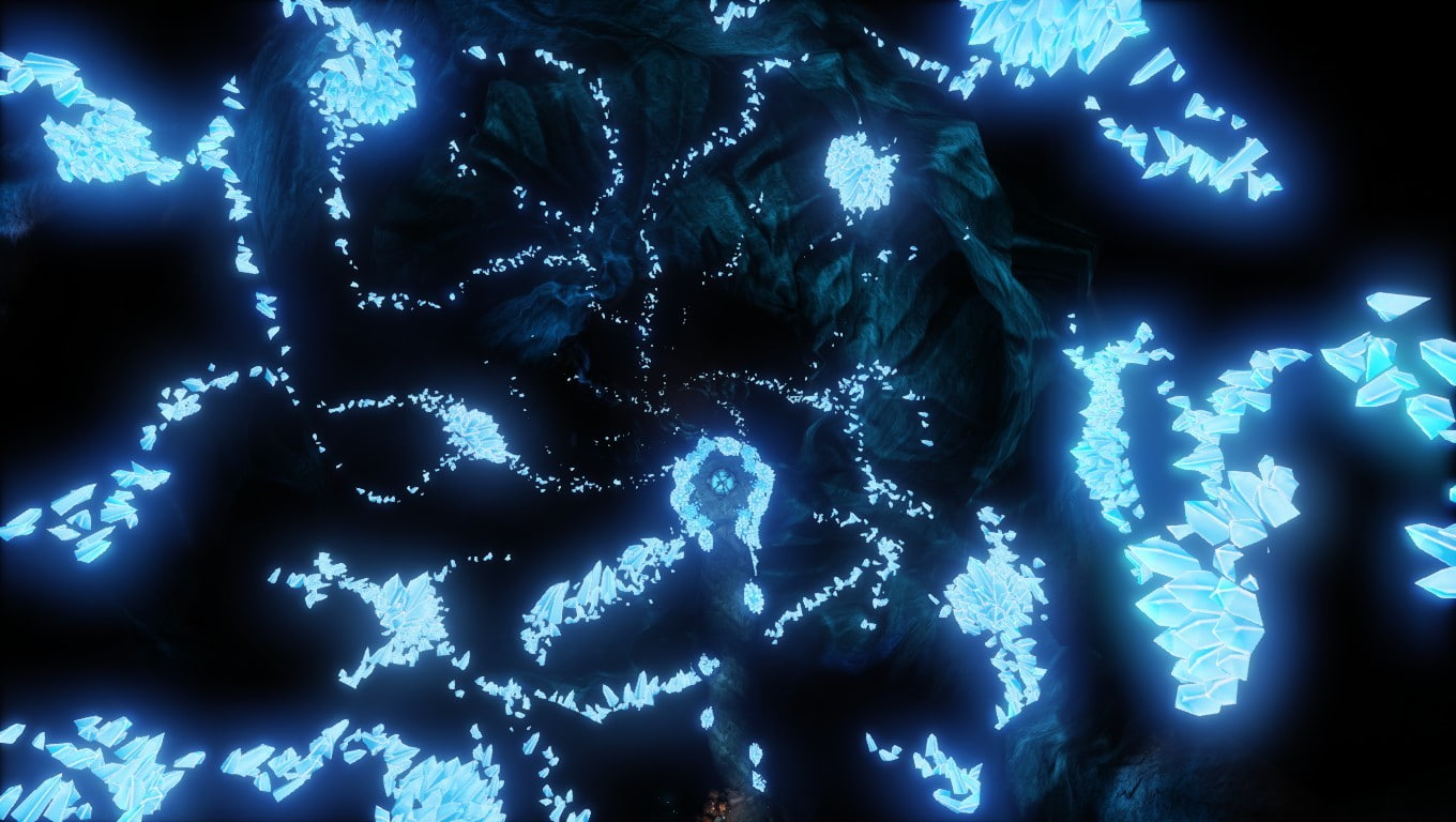 communication, bright, video games, cold temperature, luminosity, indoors, pattern, winter, glowing, blue, studio shot, snowflake, crystal, A Story About My Uncle, HD Wallpaper