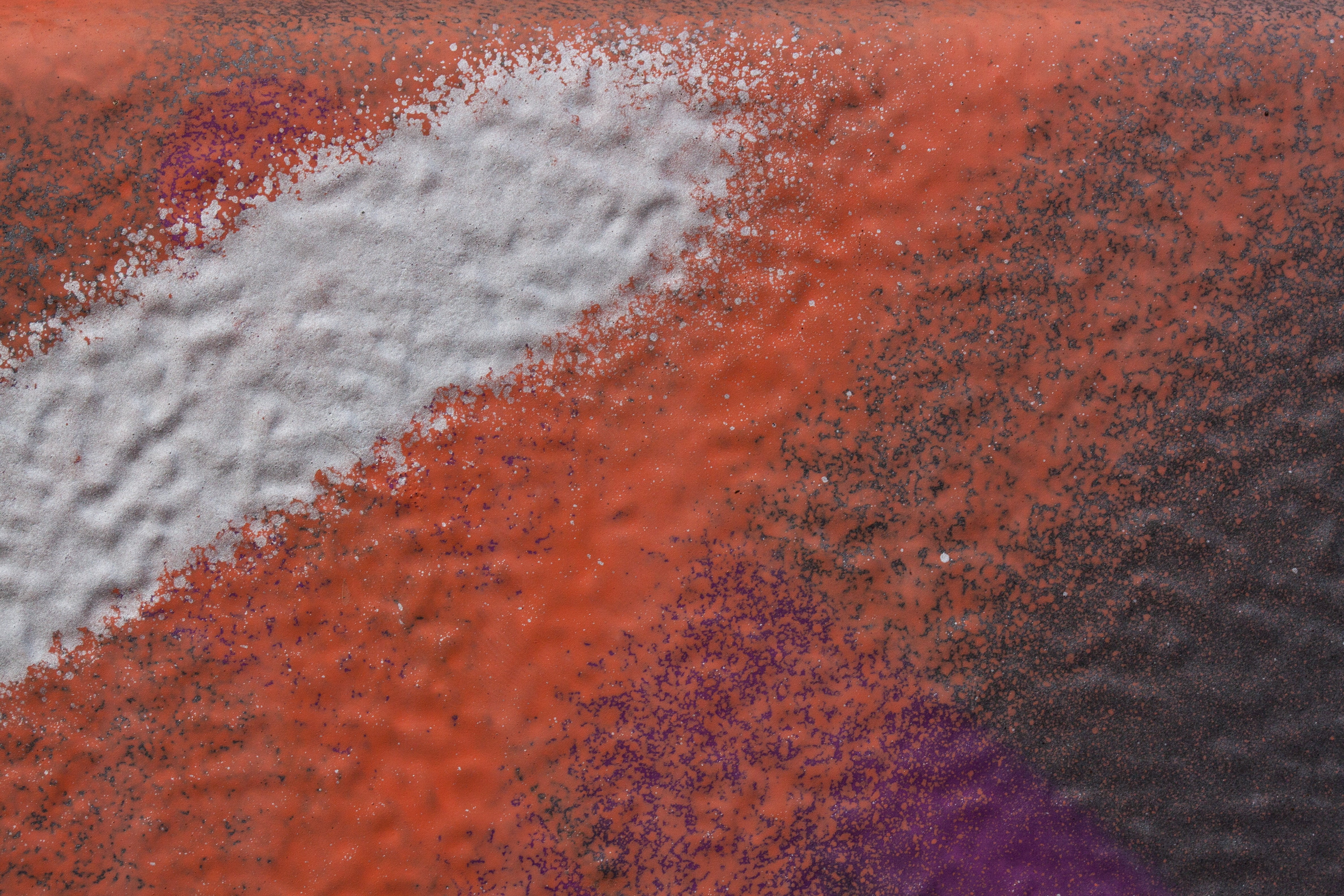 no people, orange color, water, 4K, cold temperature, graffiti, pattern, power in nature, close-up, graphically, graphic, paint, spray, background, outdoors, HD Wallpaper