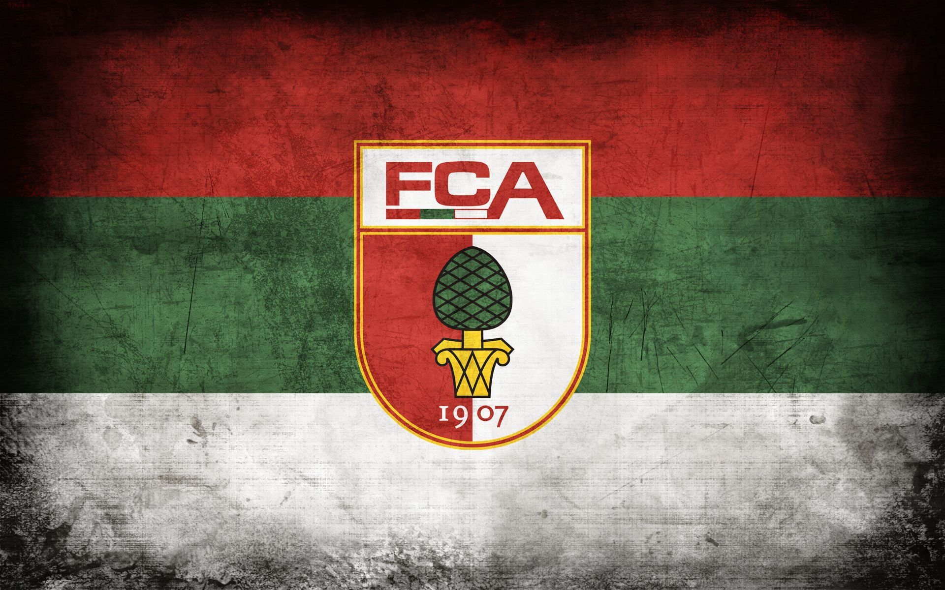 Logo, 1080P, Emblem, Soccer, FC Augsburg, HD Wallpaper