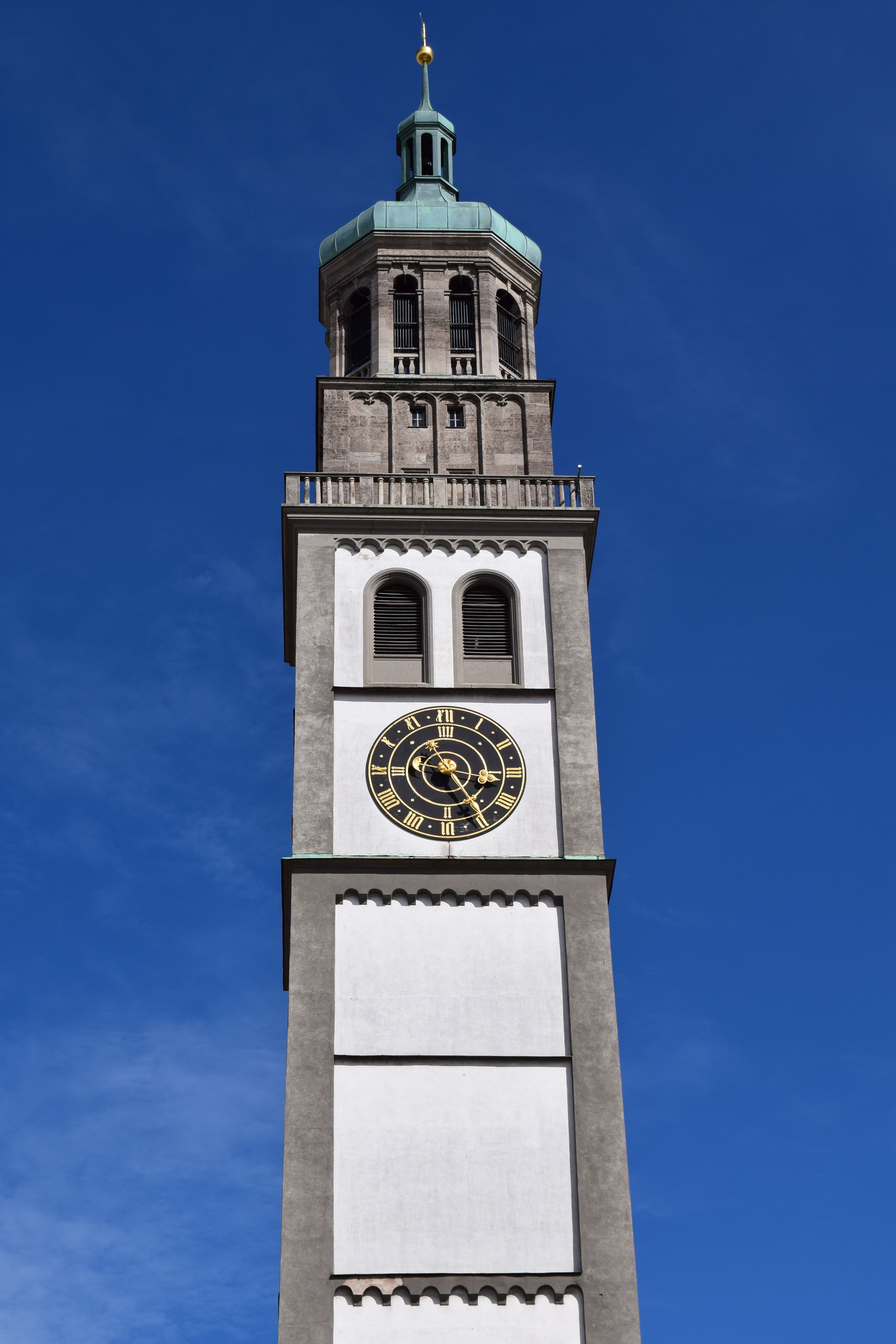 5K, religion, clock, architecture, summer, place of worship, nature, built structure, low angle view, building, clock face, town hall tower, bell tower - tower, Phone HD Wallpaper