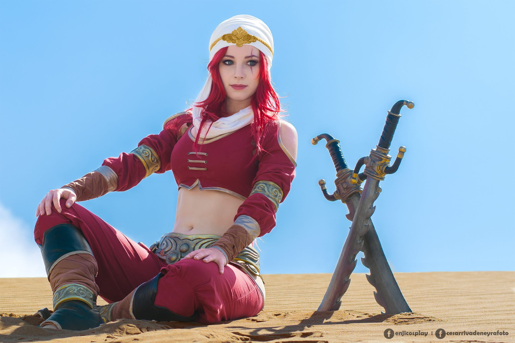 Enji night, cosplay, katarina (league of legends), Katarina, women, Katarina the Sinister Blade, 1080P, HD Wallpaper