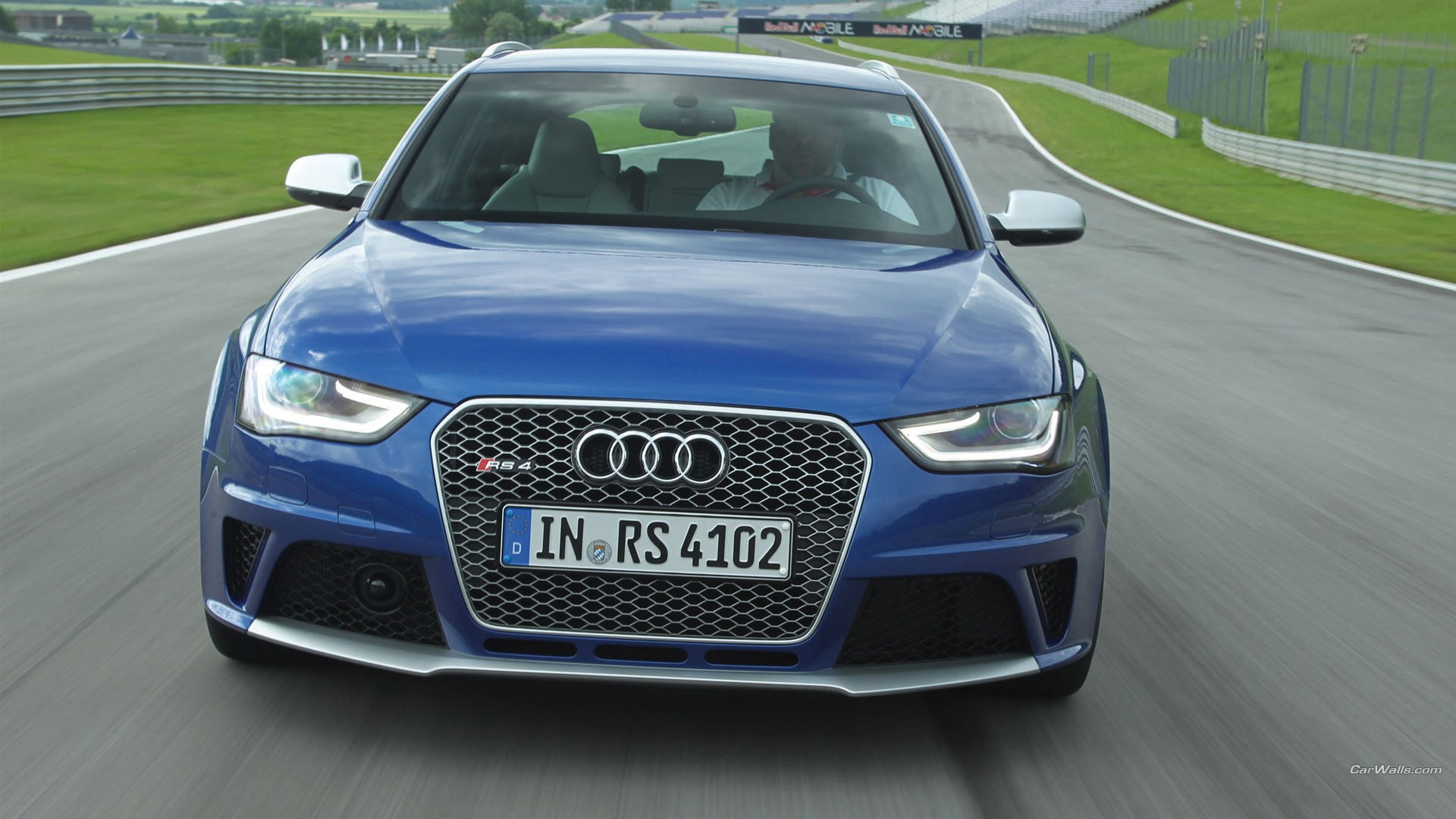 vehicle, 1080P, Audi RS4, blue cars, Audi, car, HD Wallpaper