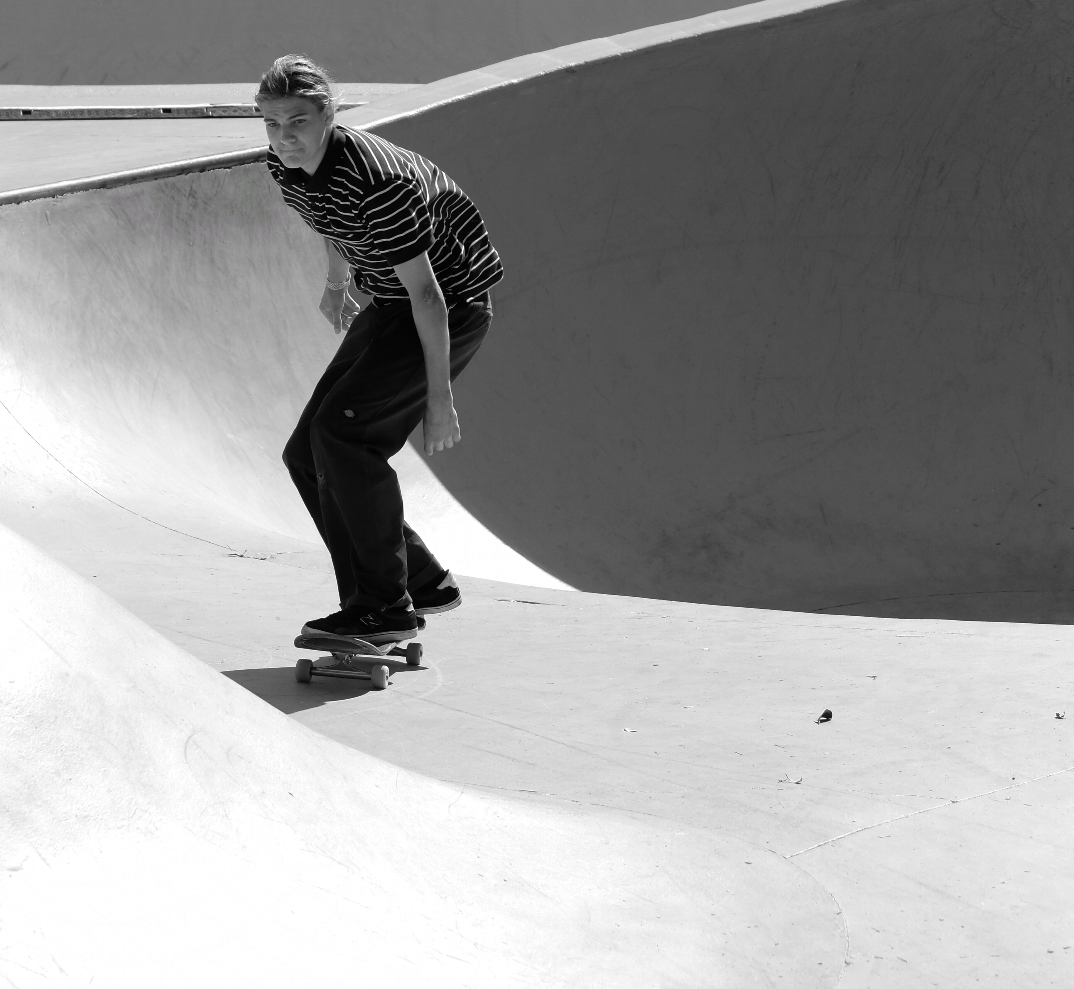 skating, 2K, shadow, skater, skate, men, real people, australia, lifestyles, balance, risk, skateboard park, sports equipment, standing, kid, action, extreme sports, HD Wallpaper