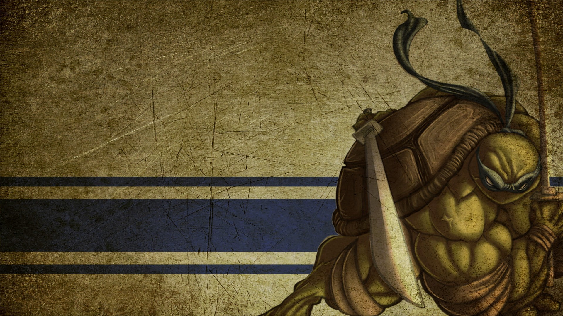 artwork, grunge, turtle, Teenage Mutant Ninja Turtles, 1080P, HD Wallpaper