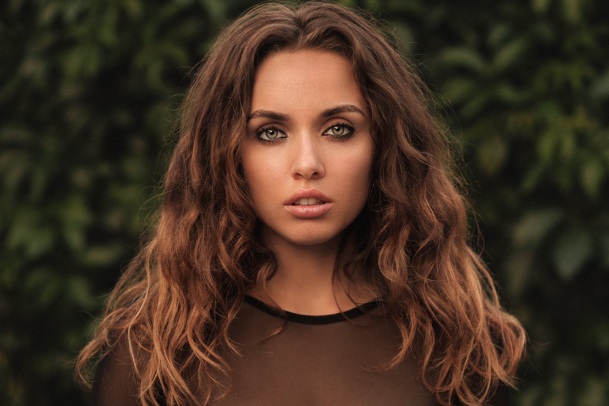 fashion, Martin Kühn, 1080P, headshot, beauty, women, human face, face, contemplation, human hair, beautiful people, hairstyle, adult, body part, front view, HD Wallpaper