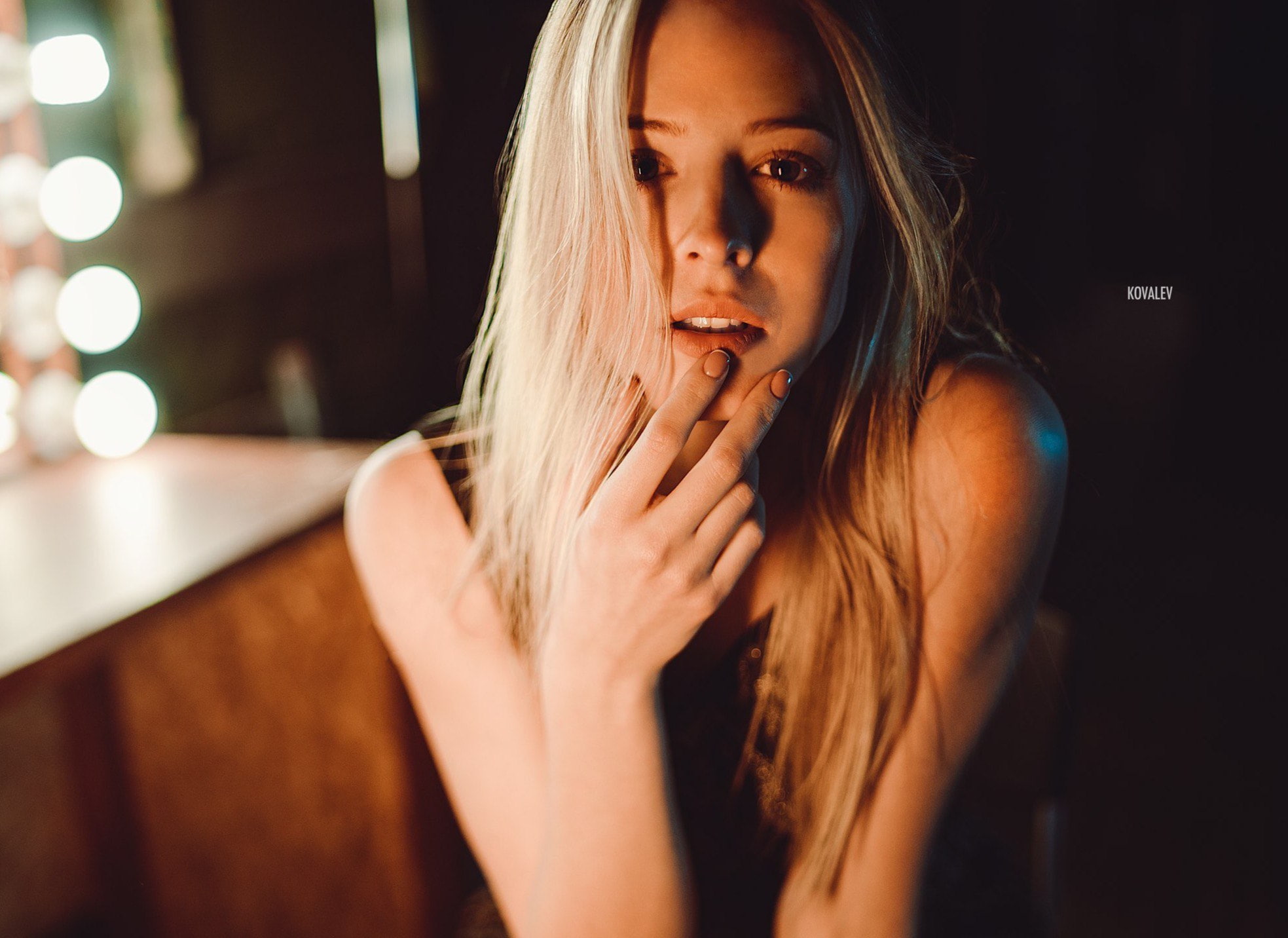 hairstyle, emotion, lips, portrait, happiness, headshot, adult, long hair, blonde, beautiful people, one person, indoors, lifestyles, looking, young women, HD Wallpaper