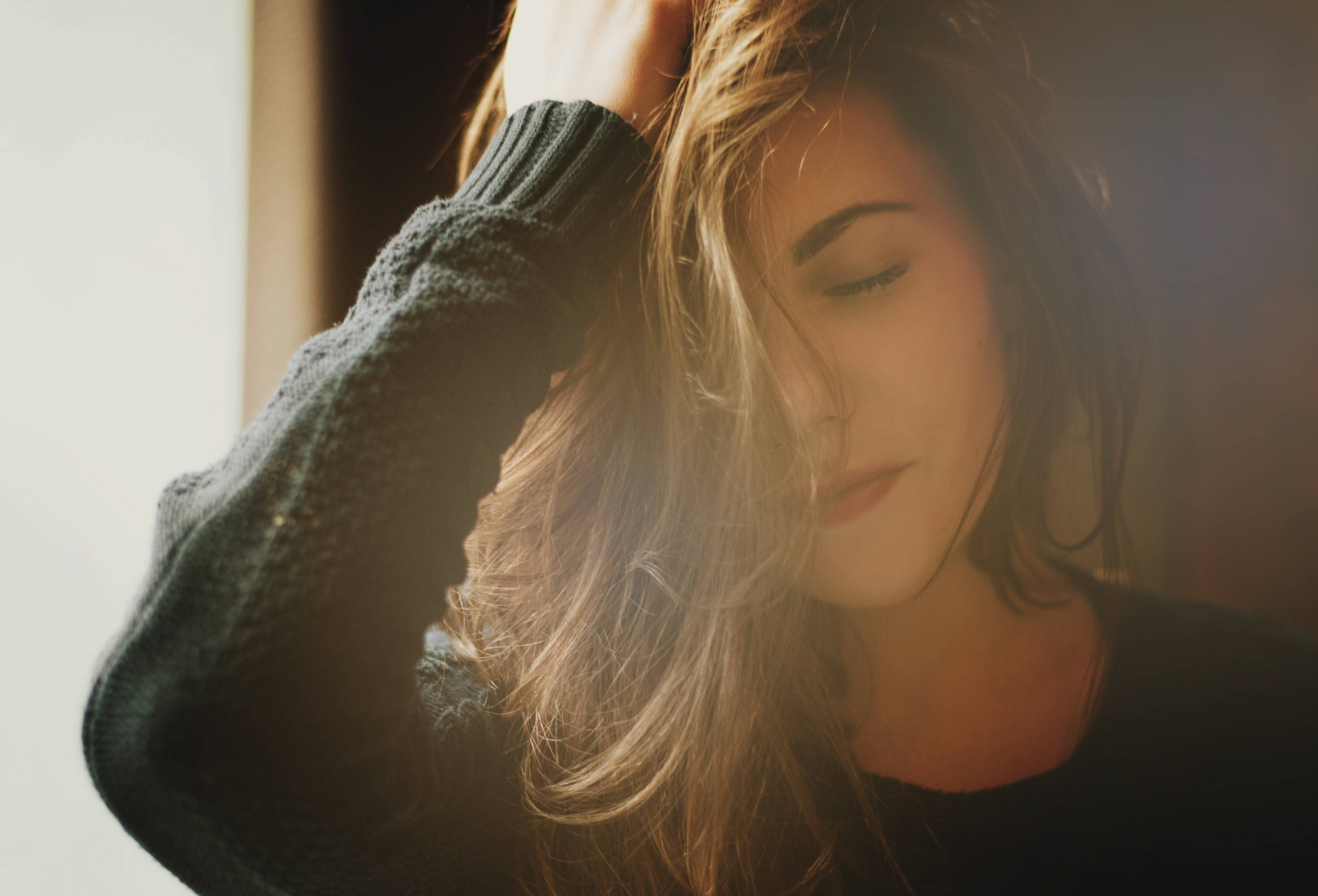 tenderness, morning, girl, femininity, 2K, beautiful, HD Wallpaper
