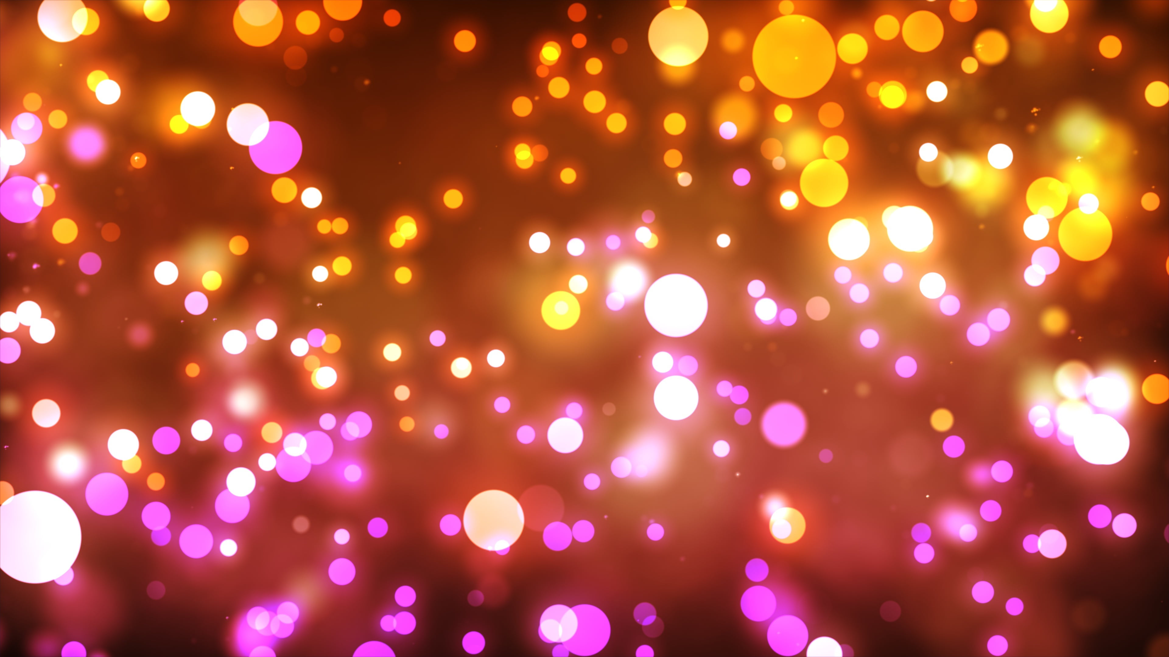 bokeh, bright, nightlife, party - social event, defocused, light, firework display, no people, night, purple, vibrant color, uhd, abstract, event, decoration, HD Wallpaper