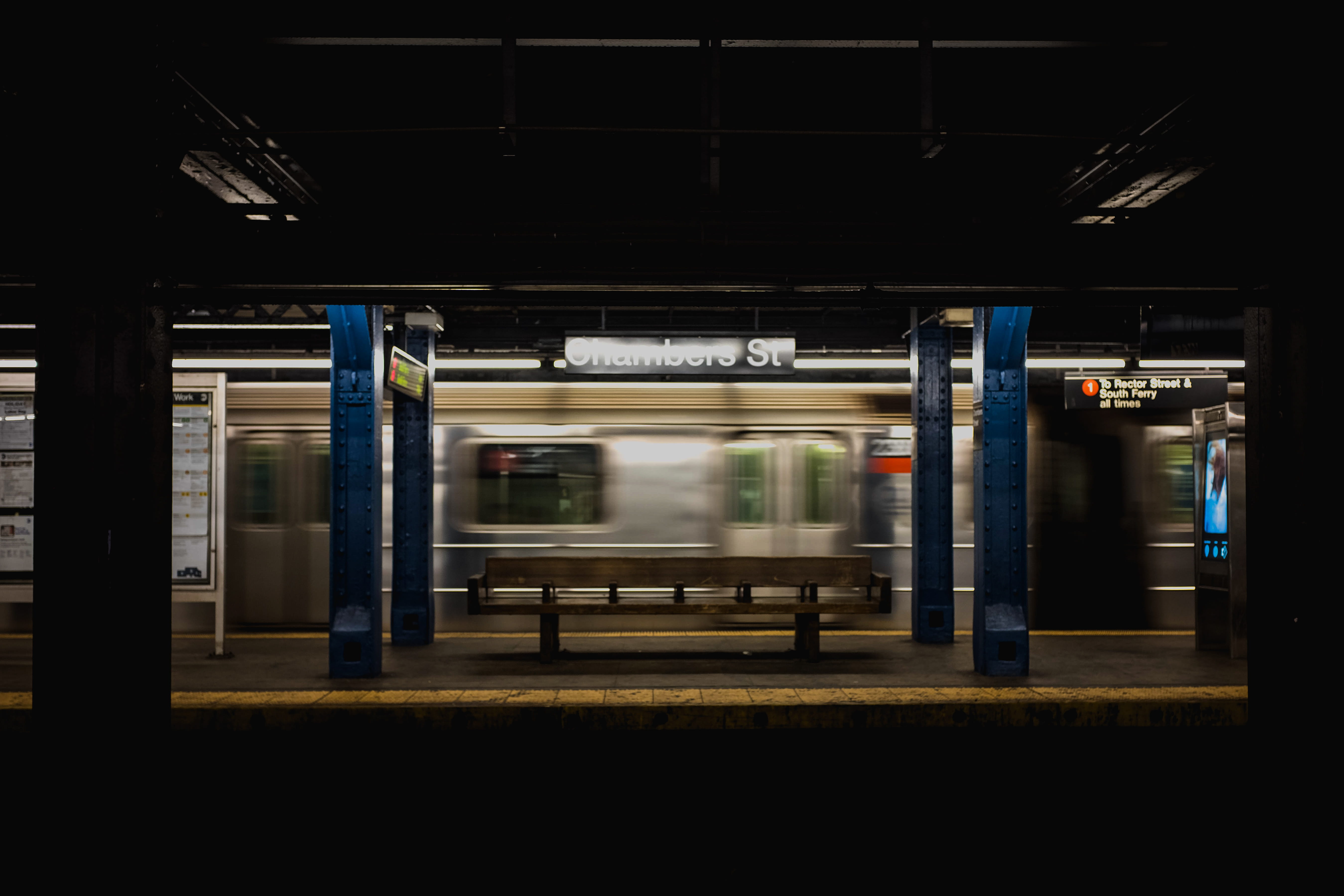 rail transportation, empty, train - vehicle, land vehicle, blurred motion, photography, public transportation, railroad station, alone, passenger train, HD Wallpaper