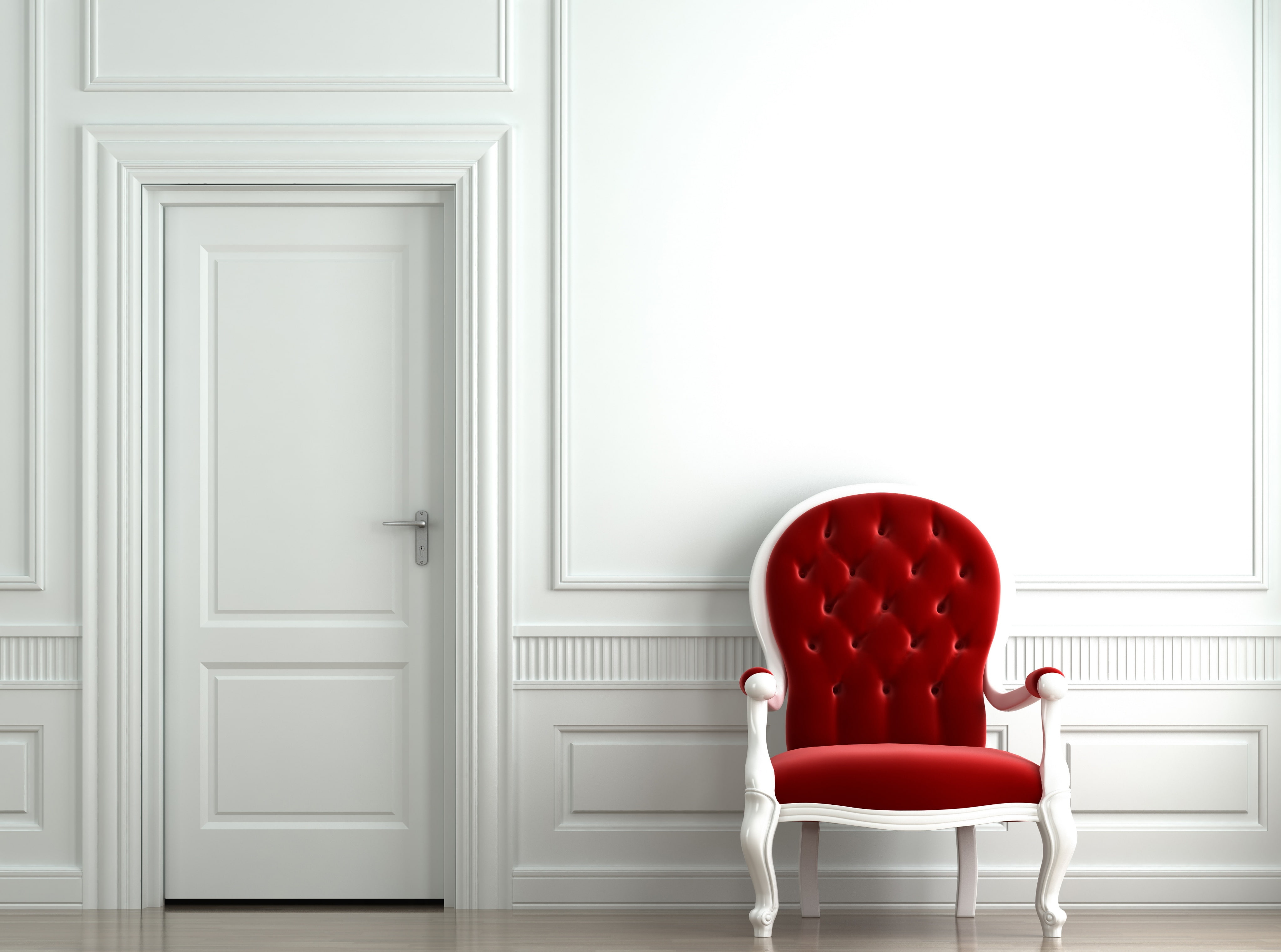 red, domestic room, furniture, luxury, home interior, wall - building feature, velvet, indoors, white color, hd, wooden, framed, cozy, padded, Architecture, HD Wallpaper