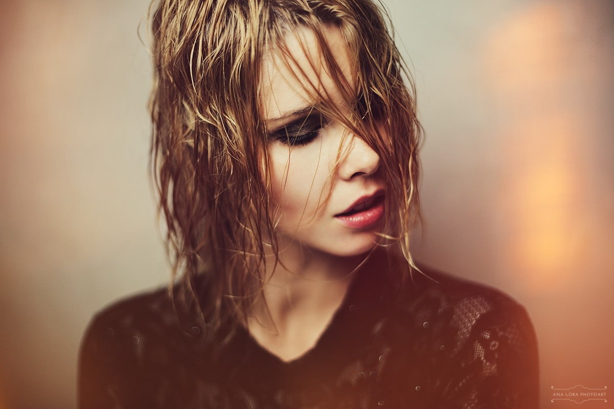 smoky eyes, 480P, women, blonde, HD Wallpaper