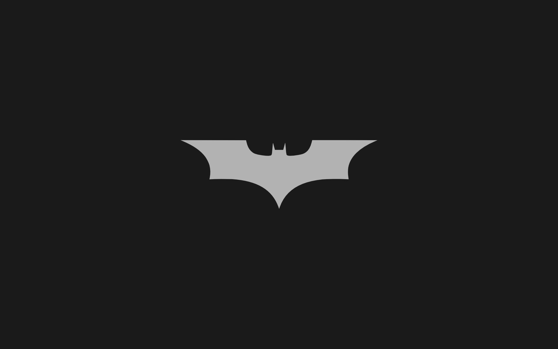 1080P, Batman logo, minimalism, Batman, HD Wallpaper